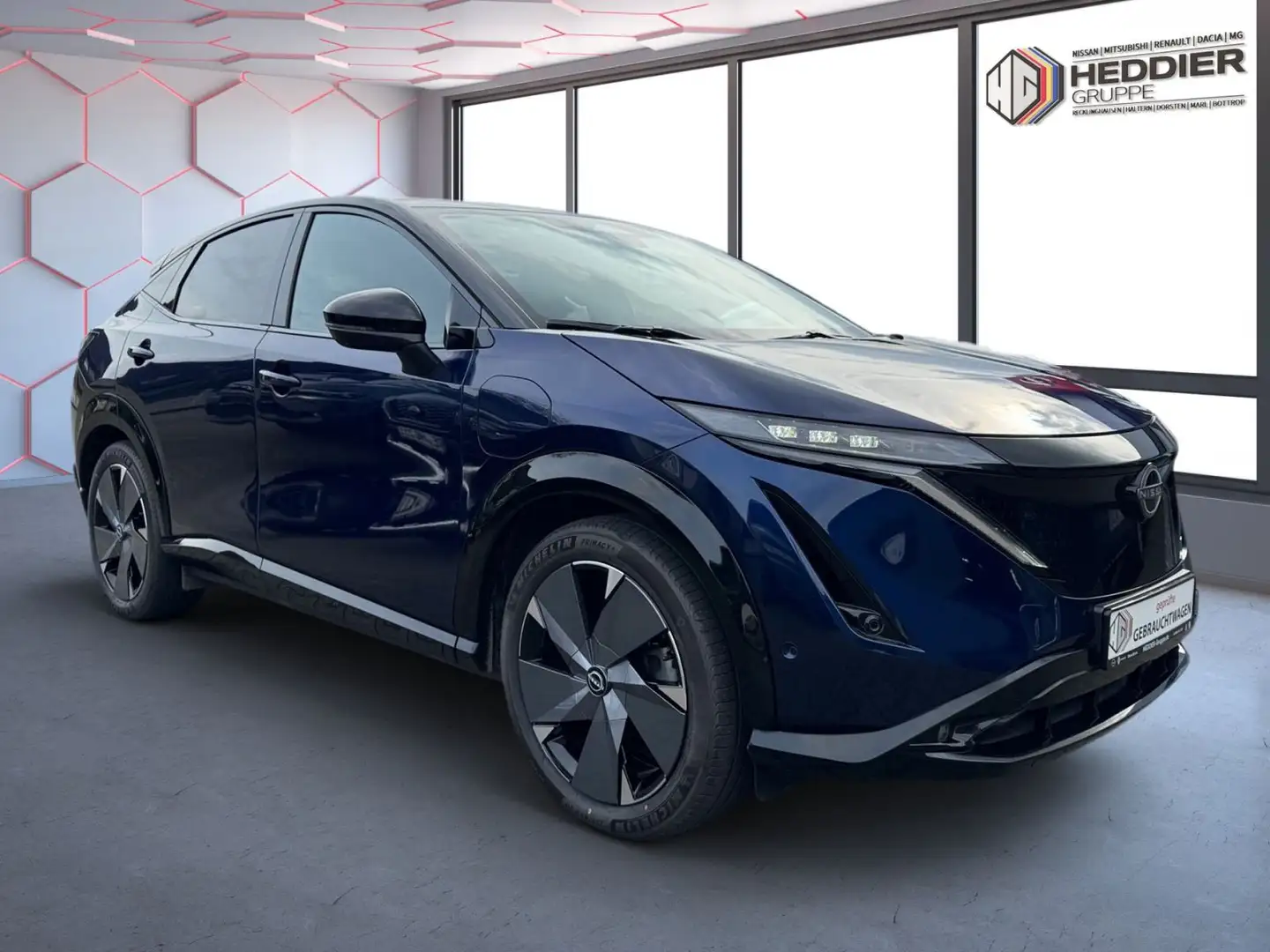 Nissan Ariya Evolve Pack e-4orce *BOSE*SCHIEBEDACH*NAVI Blau - 2