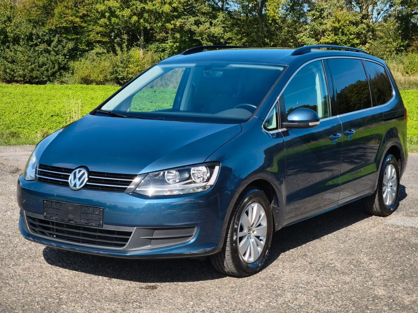 Volkswagen Sharan 2.0 TDI DSG Comfortline SHZ RFK Navi Bleu - 1