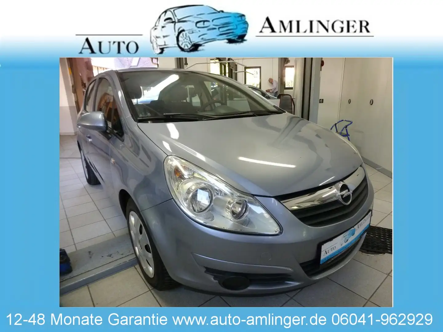 Opel Corsa Edition1.Hand Scheckheft 24 Mo.Garantie. Plateado - 1