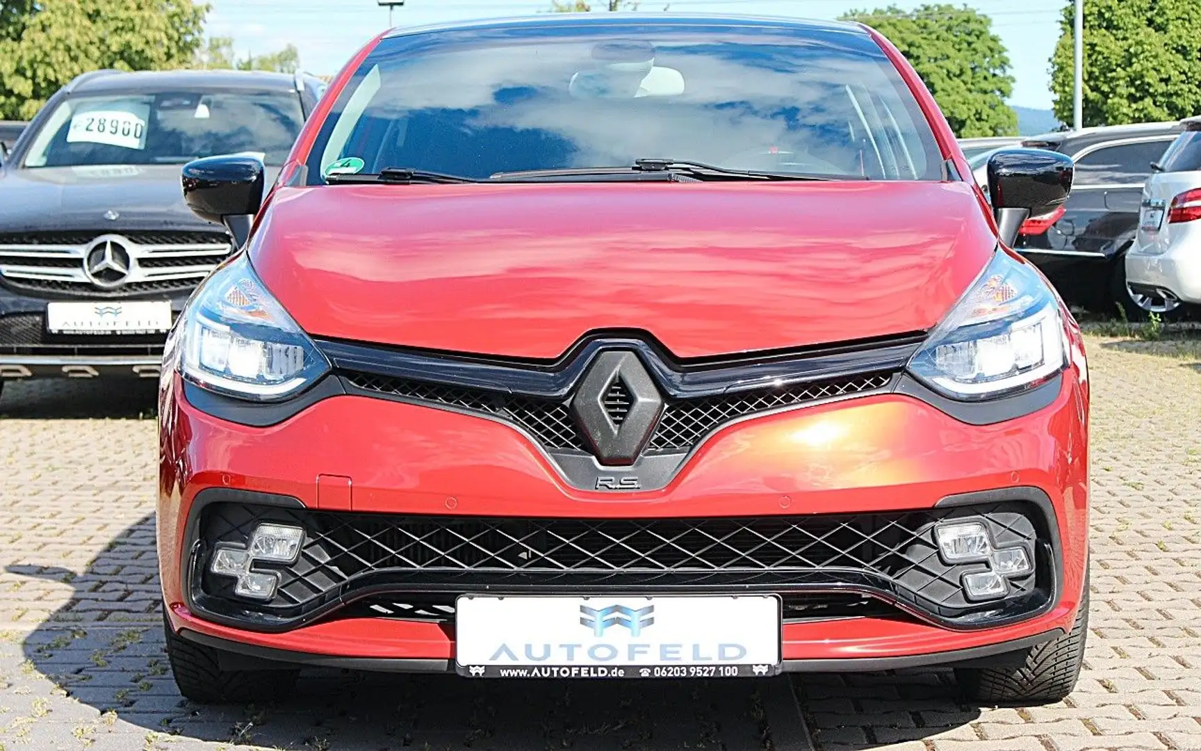 Renault Clio R.S./VOLL SHEFT/LED/NAVI/RCAM/TEILLEDER/BT/ Rot - 2