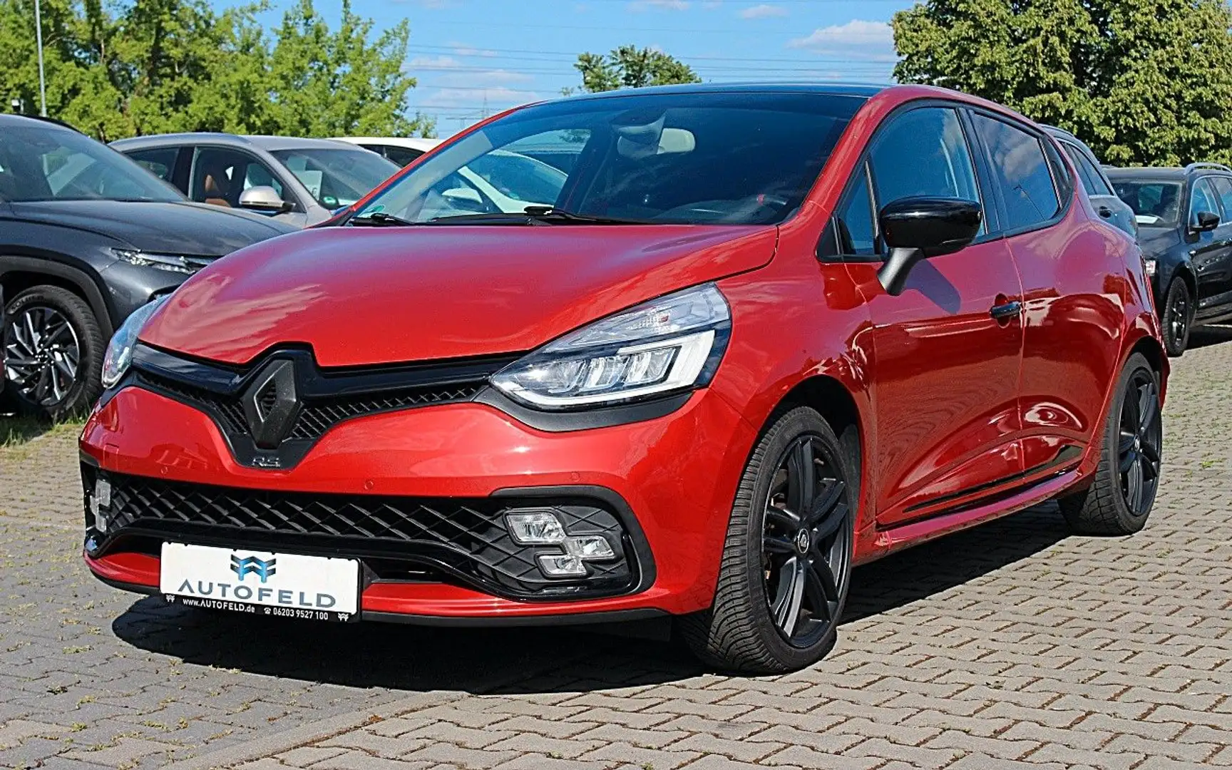 Renault Clio R.S./VOLL SHEFT/LED/NAVI/RCAM/TEILLEDER/BT/ Rot - 1