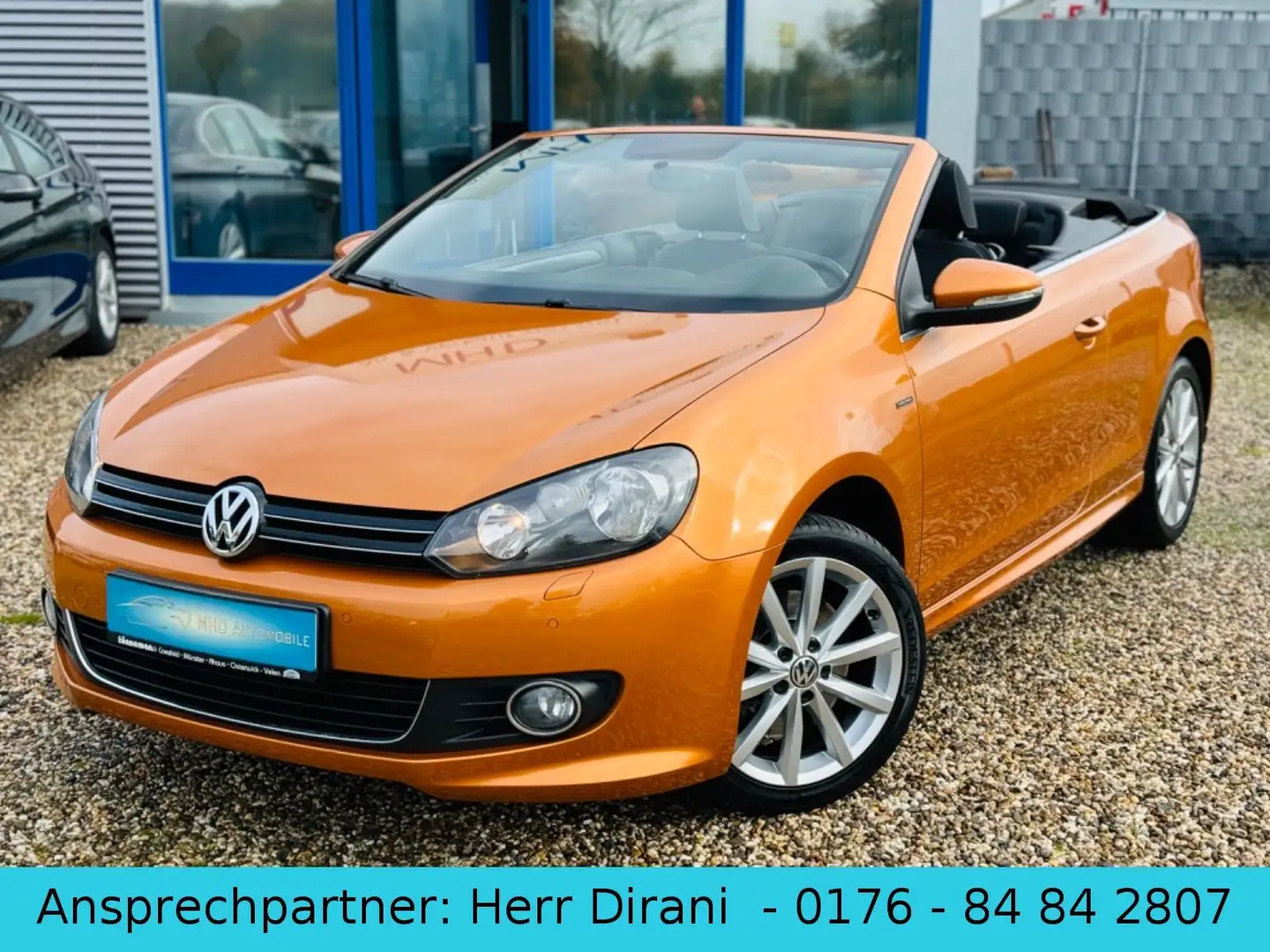 Volkswagen Golf VI 1.4 TSI Cabrio Lounge BMT *Navi*PDC*AHK* Orange - 2