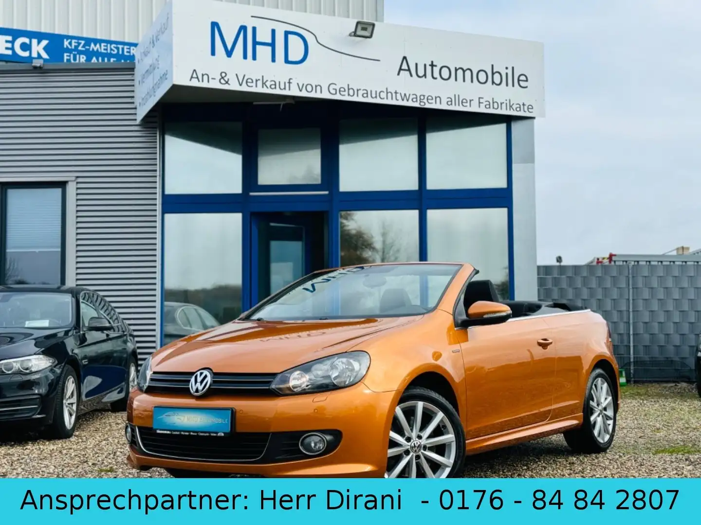 Volkswagen Golf VI 1.4 TSI Cabrio Lounge BMT *Navi*PDC*AHK* Orange - 1