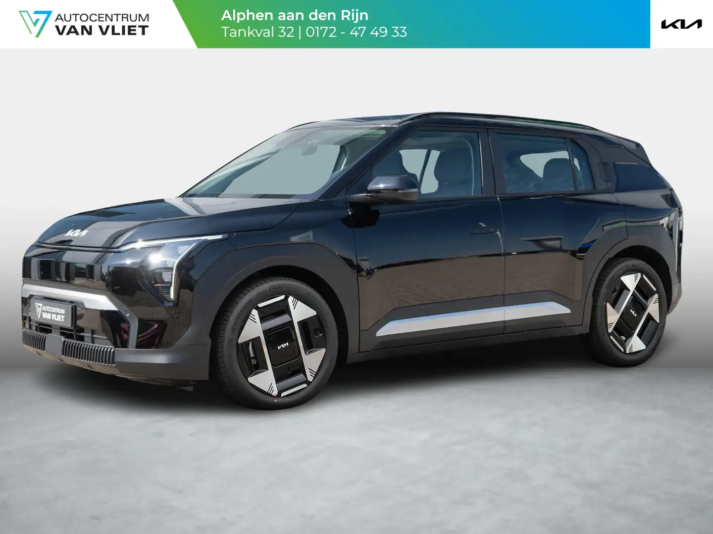 Kia EV3 Plus Advanced 58.3 kWh | OP VOORRAAD |  Schuifkant Zwart - 1