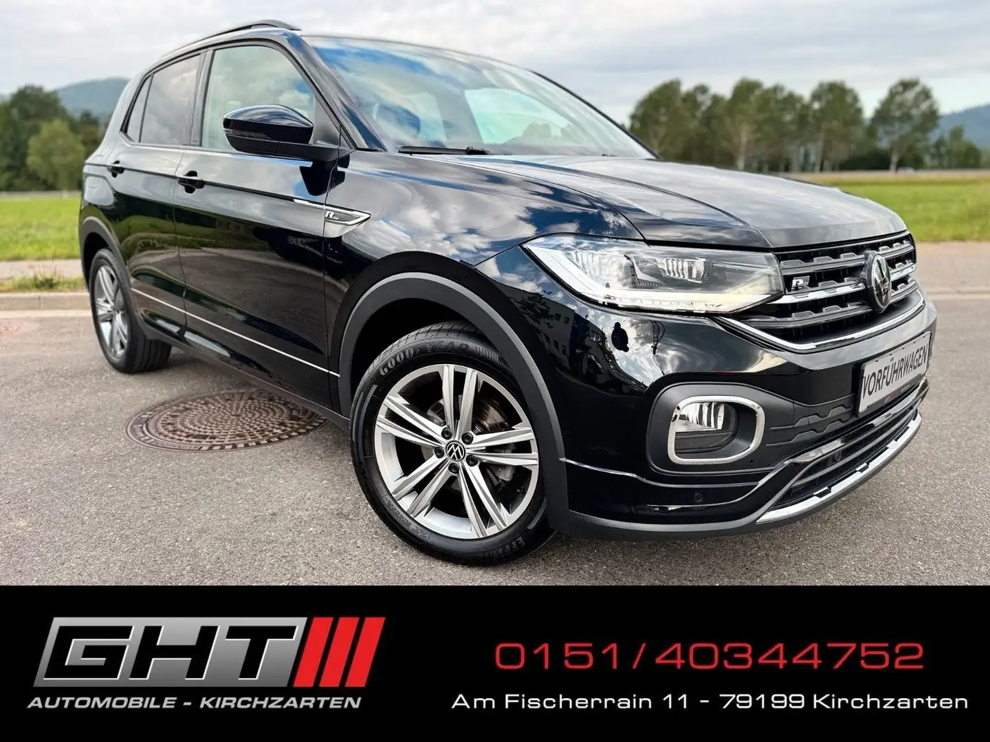 Volkswagen T-Cross R-Line IQ.Drive LED ACC CarPlay Navi Kam Schwarz - 1