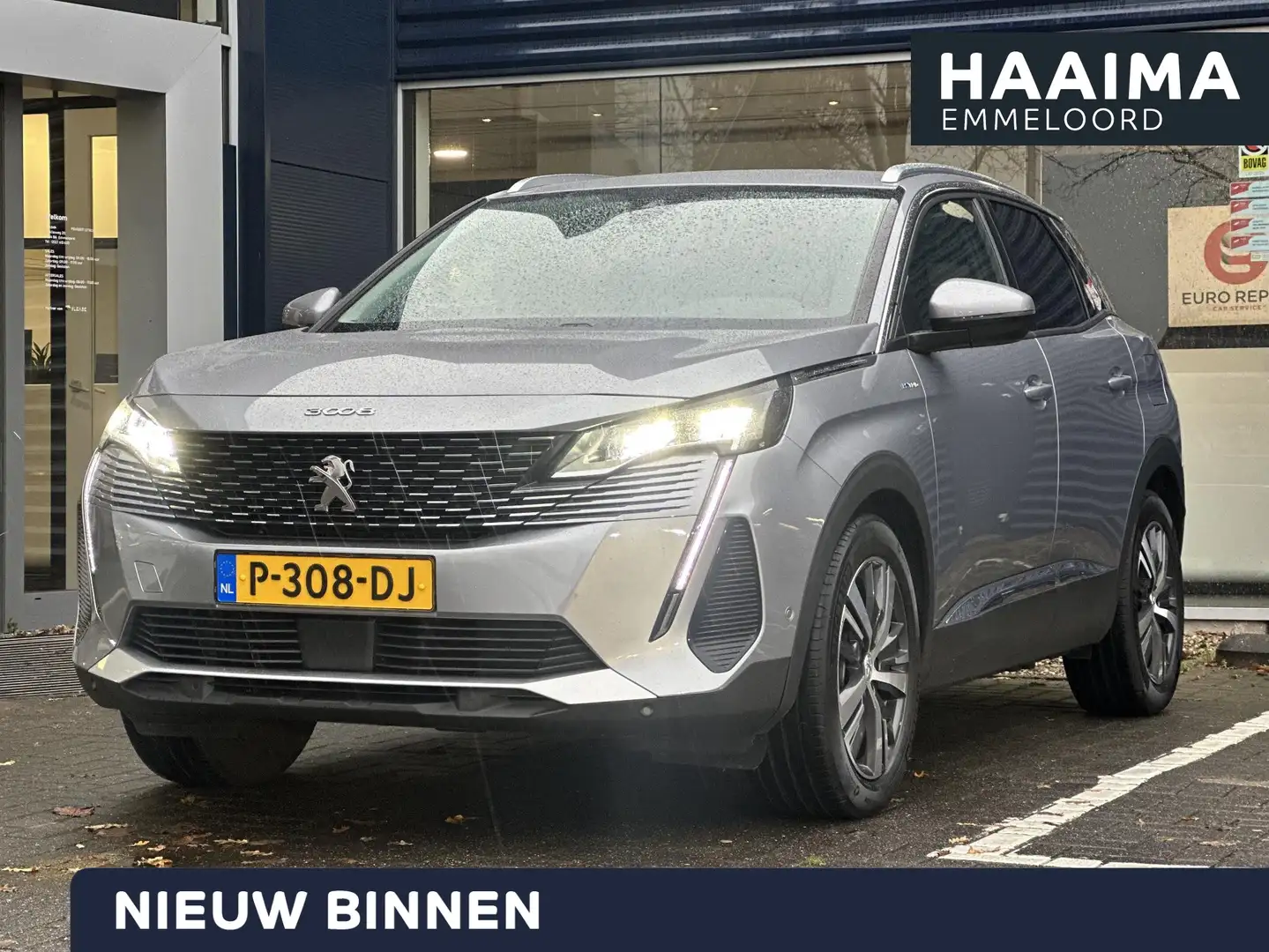 Peugeot 3008 1.6 HYbrid 225 Blue Lease Allure | Trekhaak | Navi Grijs - 1