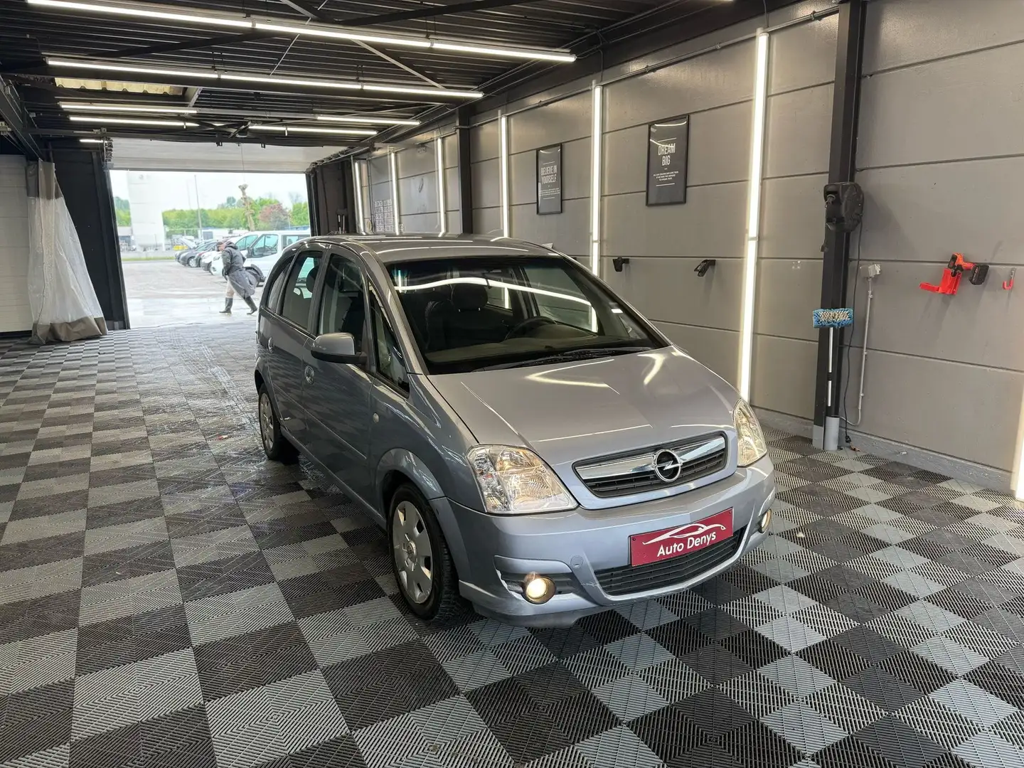 Opel Meriva 1.4i benzine bj. 11/2008 94000km 1ste eig. Airco Gris - 2