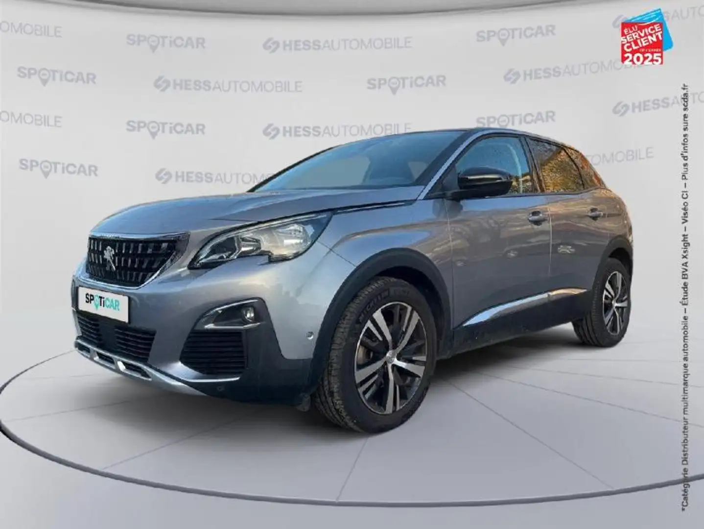 Peugeot 3008 1.2 PureTech 130ch Allure S\u0026S Gris - 1