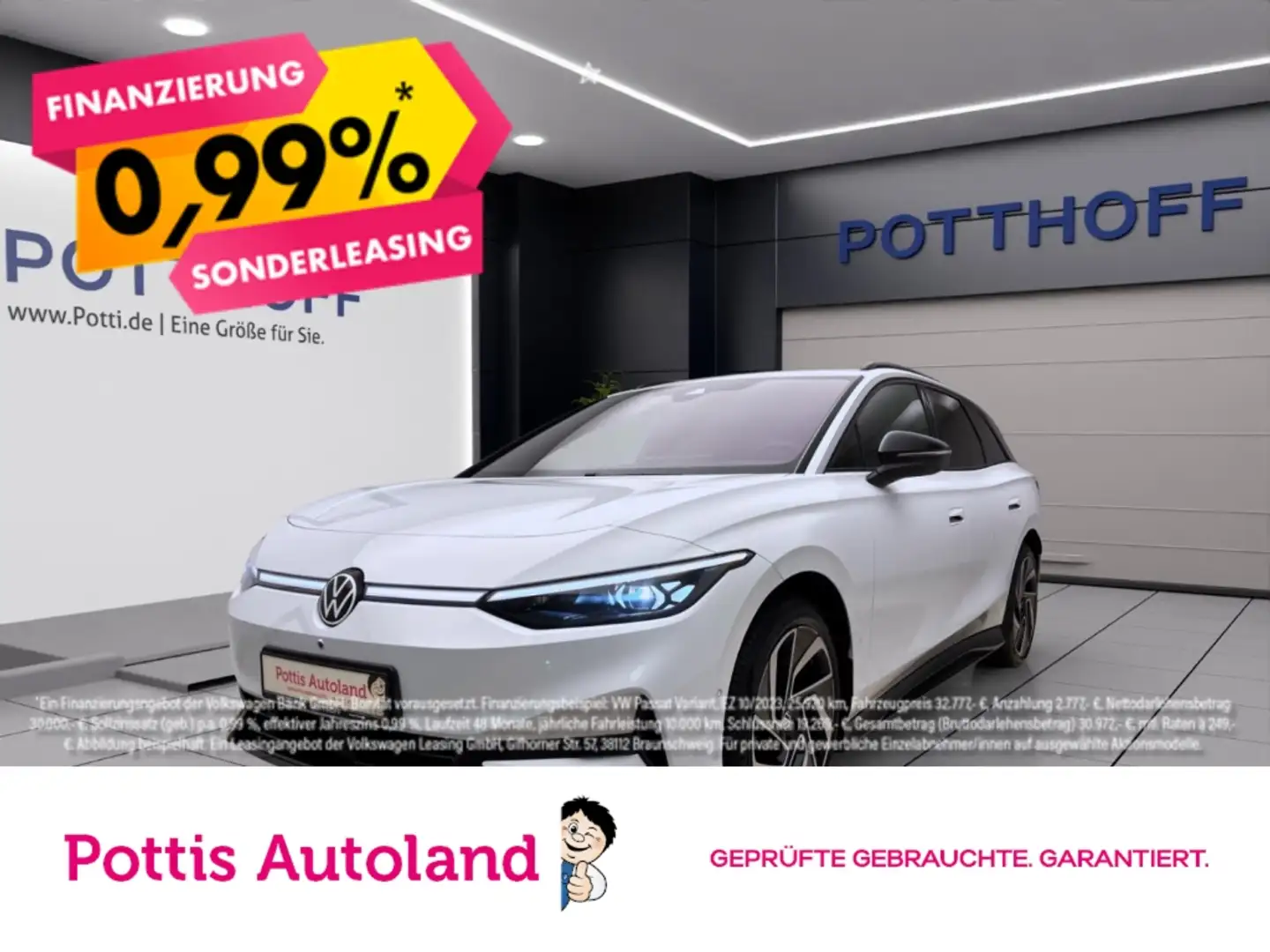 Volkswagen ID.7 Tourer PRO NAVI IQ.LIGHT AHK KAMERA Weiß - 1