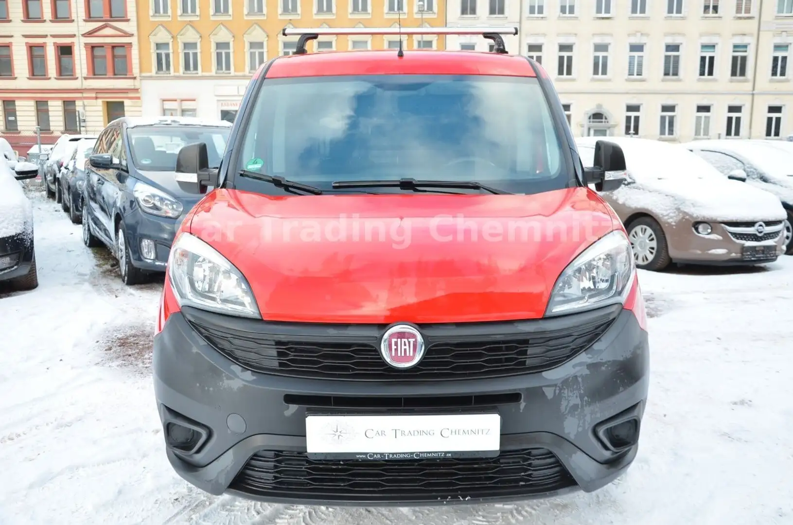 Fiat Doblo Kasten Anhängerkupplung Tüv 01/2027 Mwst. Rot - 2