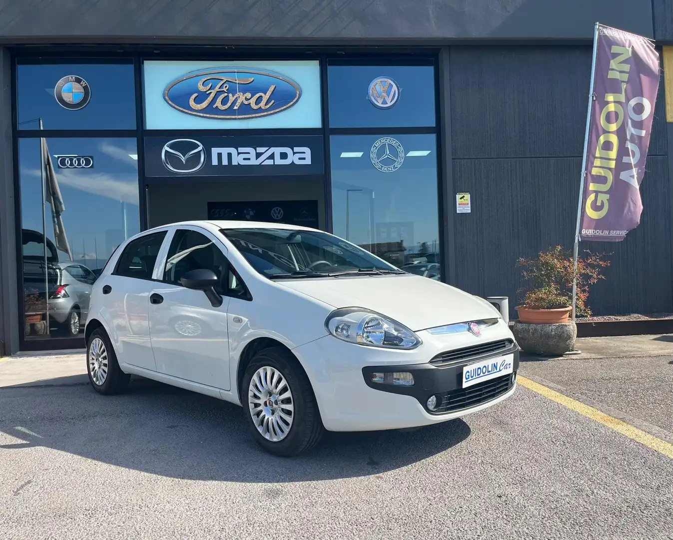Fiat Punto Evo 5p 1.4 Active Gpl 77cv (NEOPATENTATI) Bianco - 1
