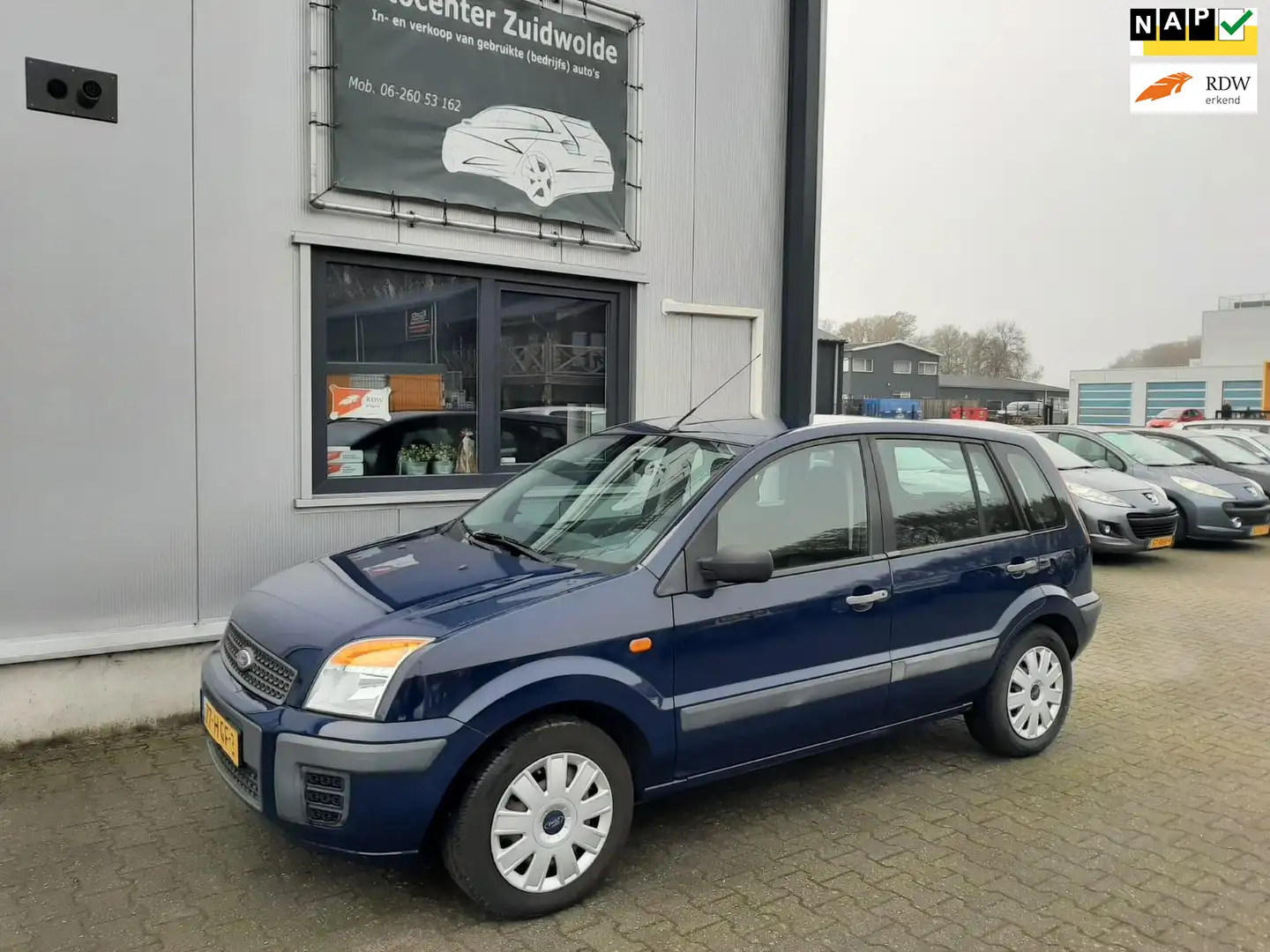 Ford Fusion 1.4-16V Cool & Sound airco Blauw - 1