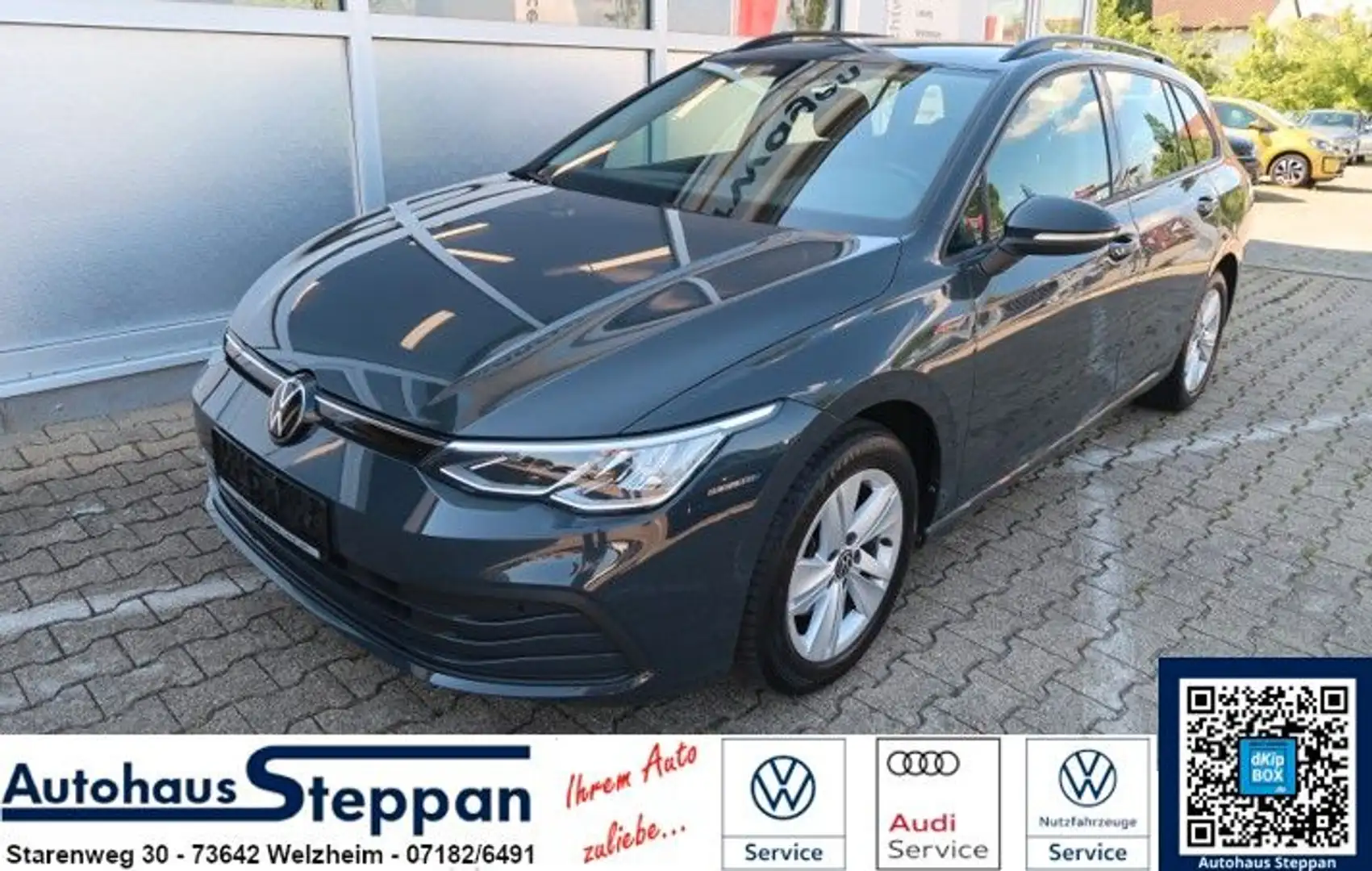 Volkswagen Golf Variant 1,5 eTSI Life +Navi +APP +ACC +LED Grau - 1