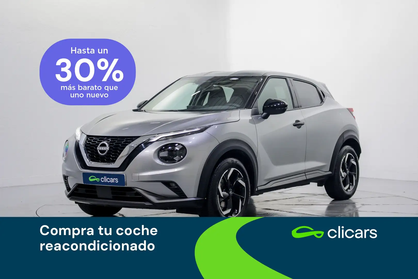 Nissan Juke 1.0 DIG-T Acenta 4x2 DCT 7 84kW Plateado - 1