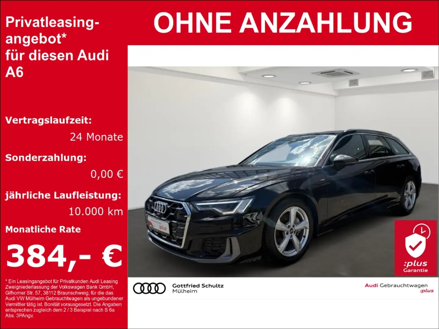 Audi A6 Avant 40 TDI quattro S-tronic PANO MATRIX KAMERA V Nero - 1