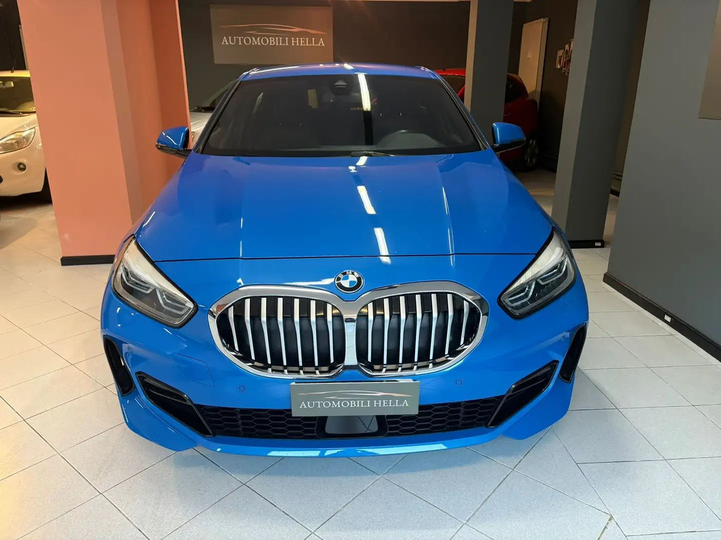 BMW 118 Serie 1 F40 118d Msport auto Bleu - 2