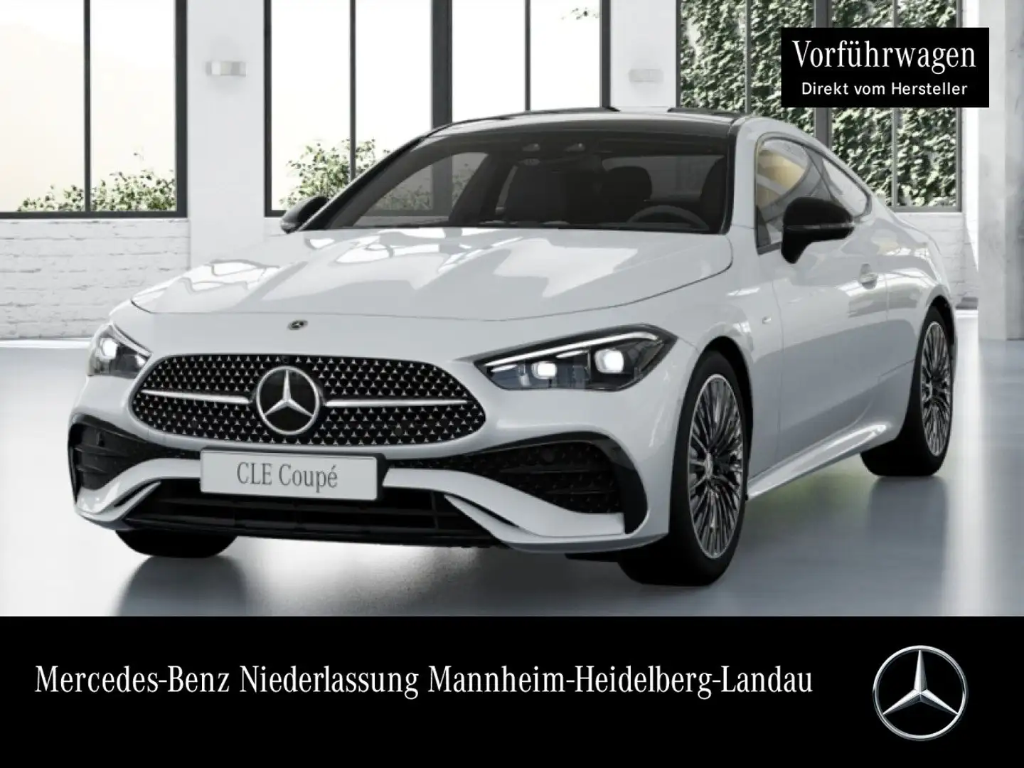 Mercedes-Benz CLE 300 e AMG+NIGHT+PANO+AHK+BURMESTER+SITZKLIMA Weiß - 1