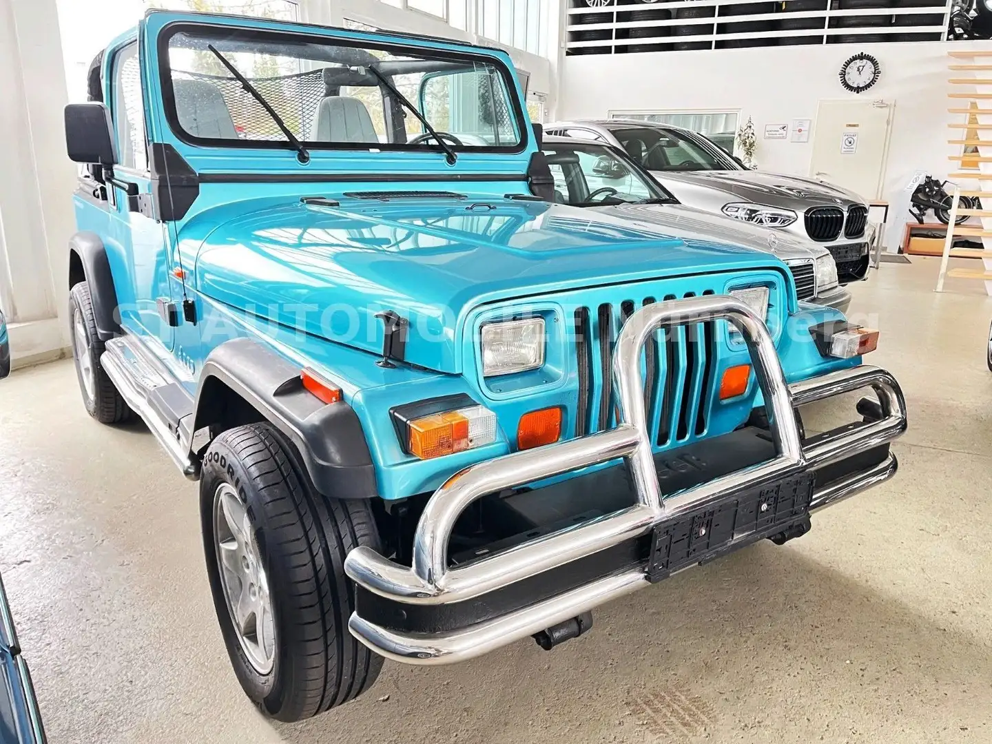 Jeep Wrangler 2.5 Cabrio*Youngtimer*Softtop* Blau - 2
