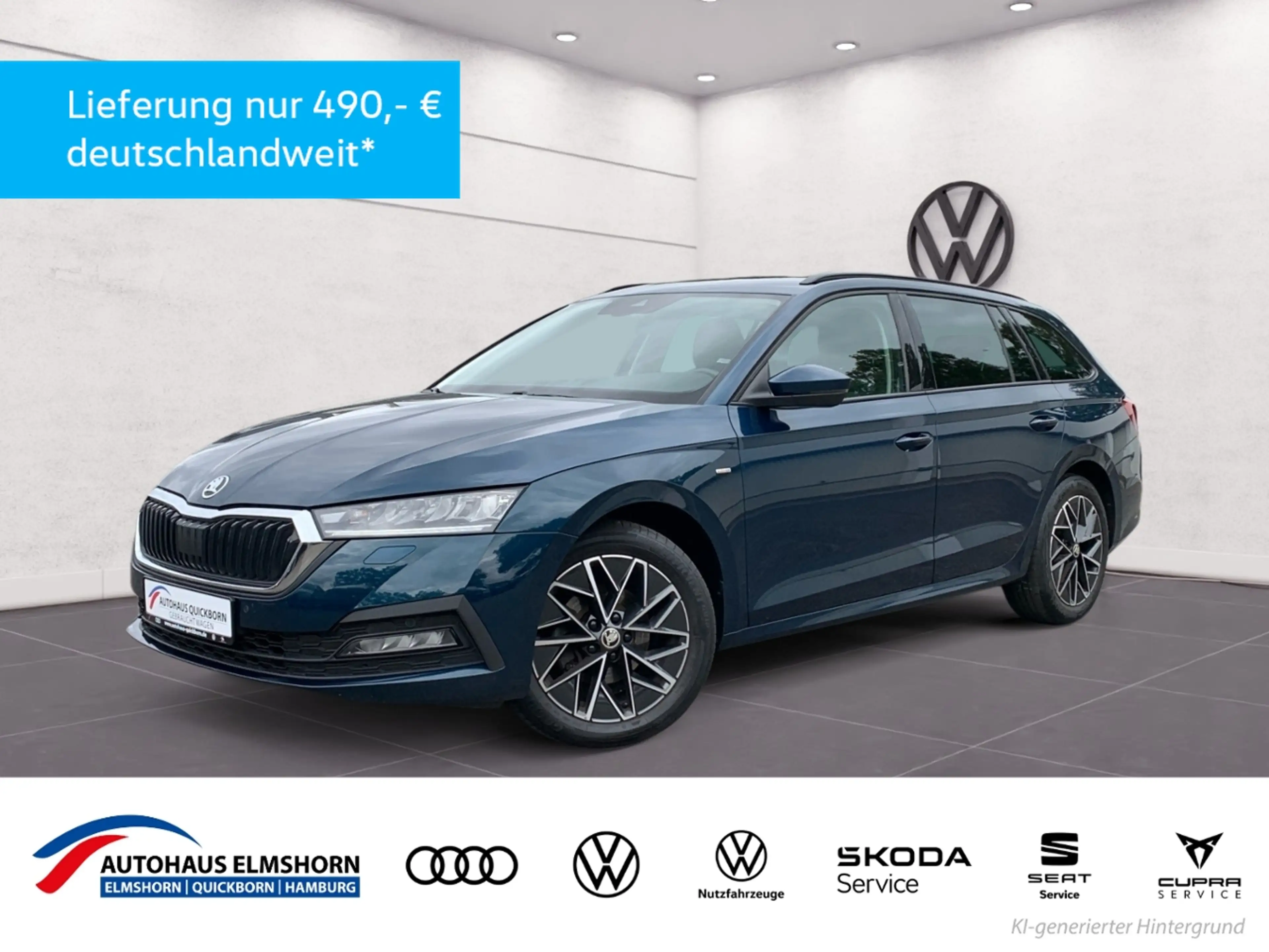 Skoda Octavia Combi Ambition 2.0 TDI AHK KAMERA NAVI KESSY