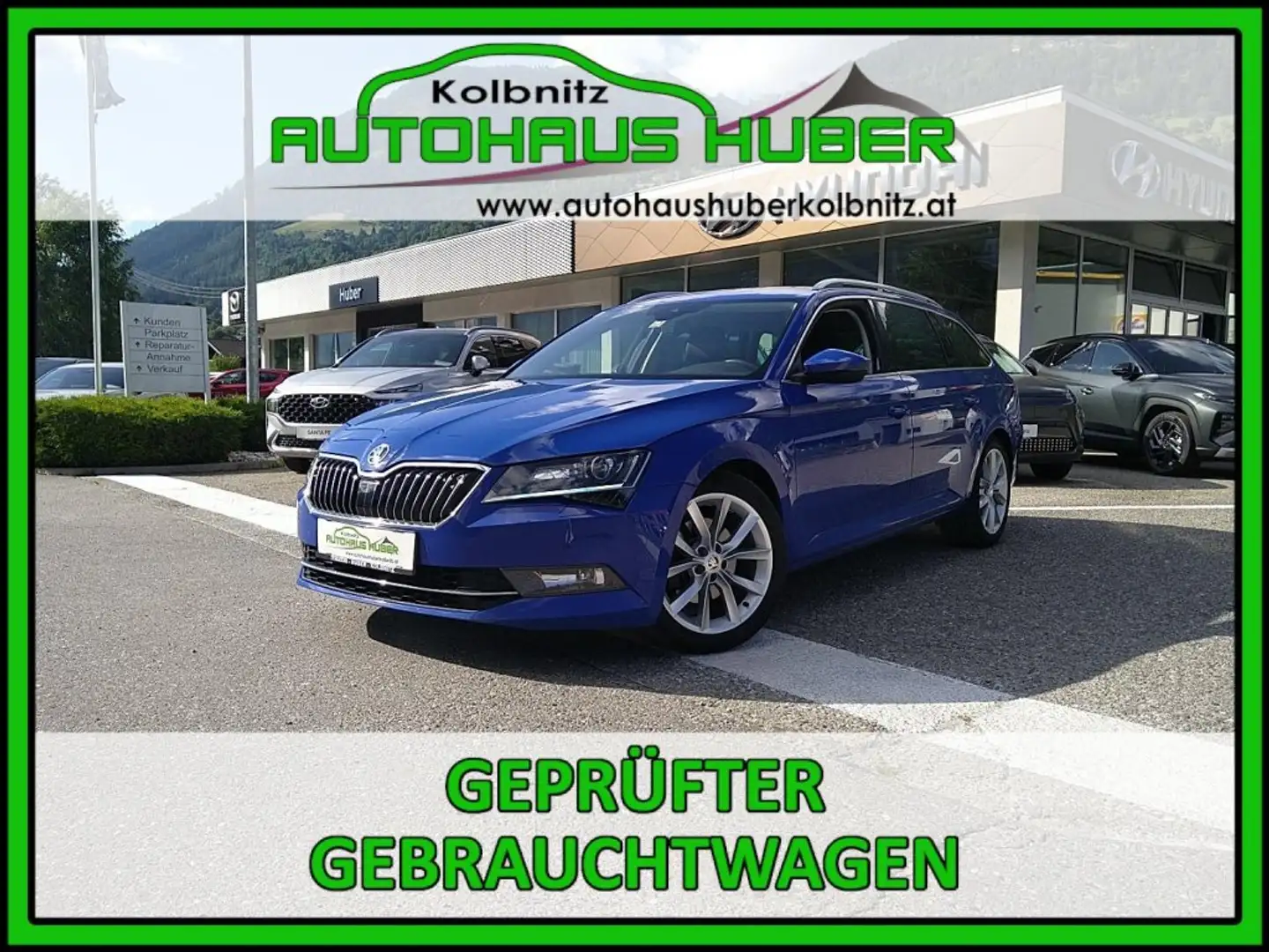 Skoda Superb Kombi 2,0 TDI Style DSG Blu/Azzurro - 1