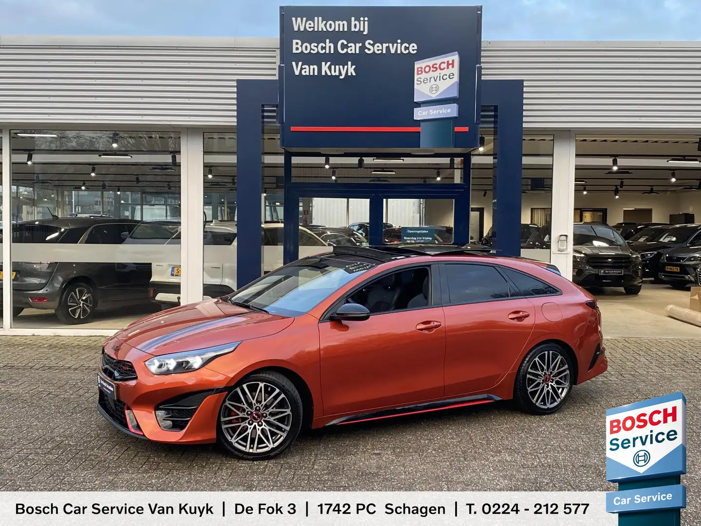 Kia ProCeed / pro_cee'd 1.6 T-GDi GT / Automaat / NL-Auto / 204 PK / Deale Oranje - 1