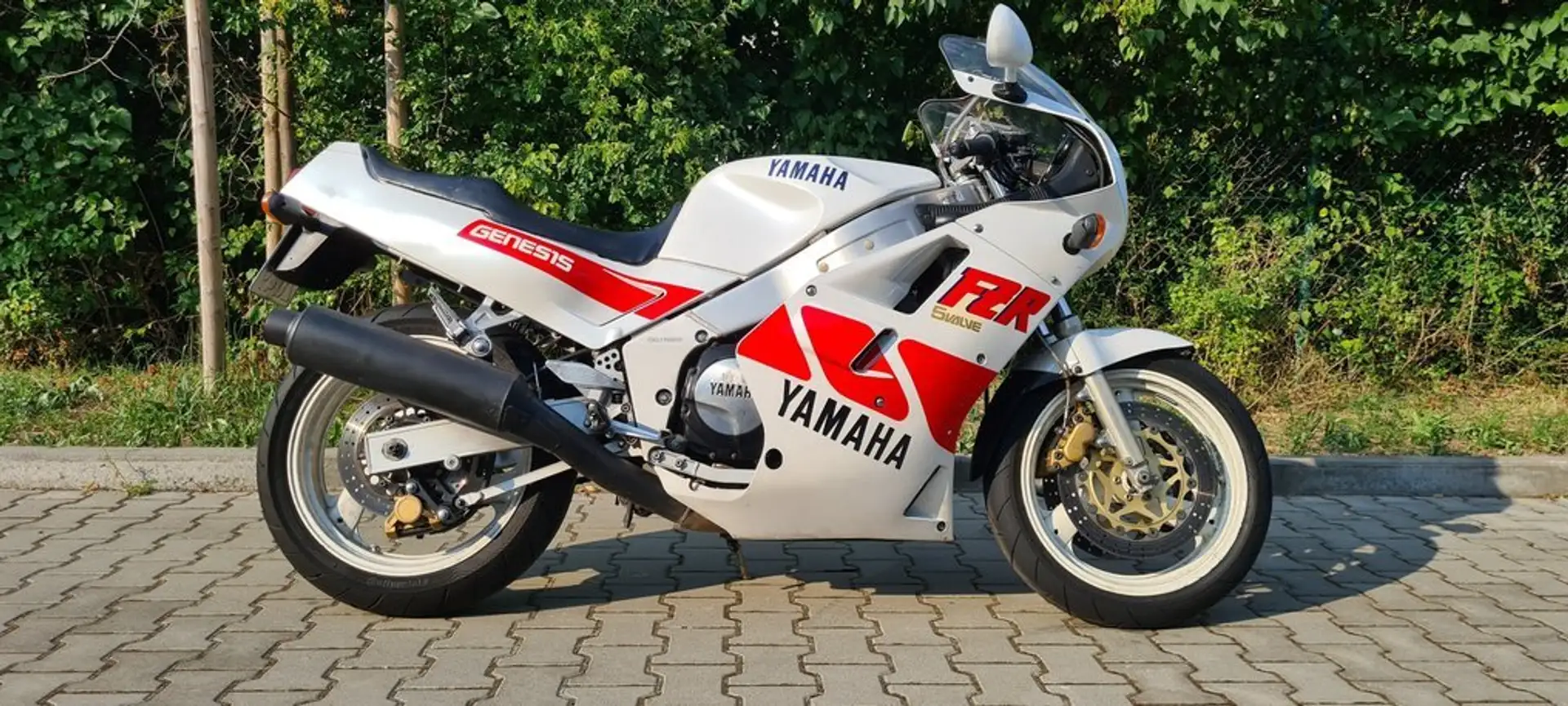Yamaha FZR 750 Wit - 2