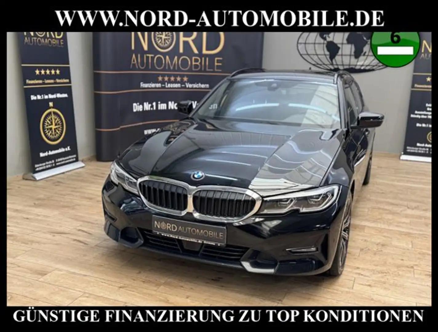 BMW 330 i touring SPORT LINE *xDrive*AHK*LASER*UPE71 Schwarz - 1