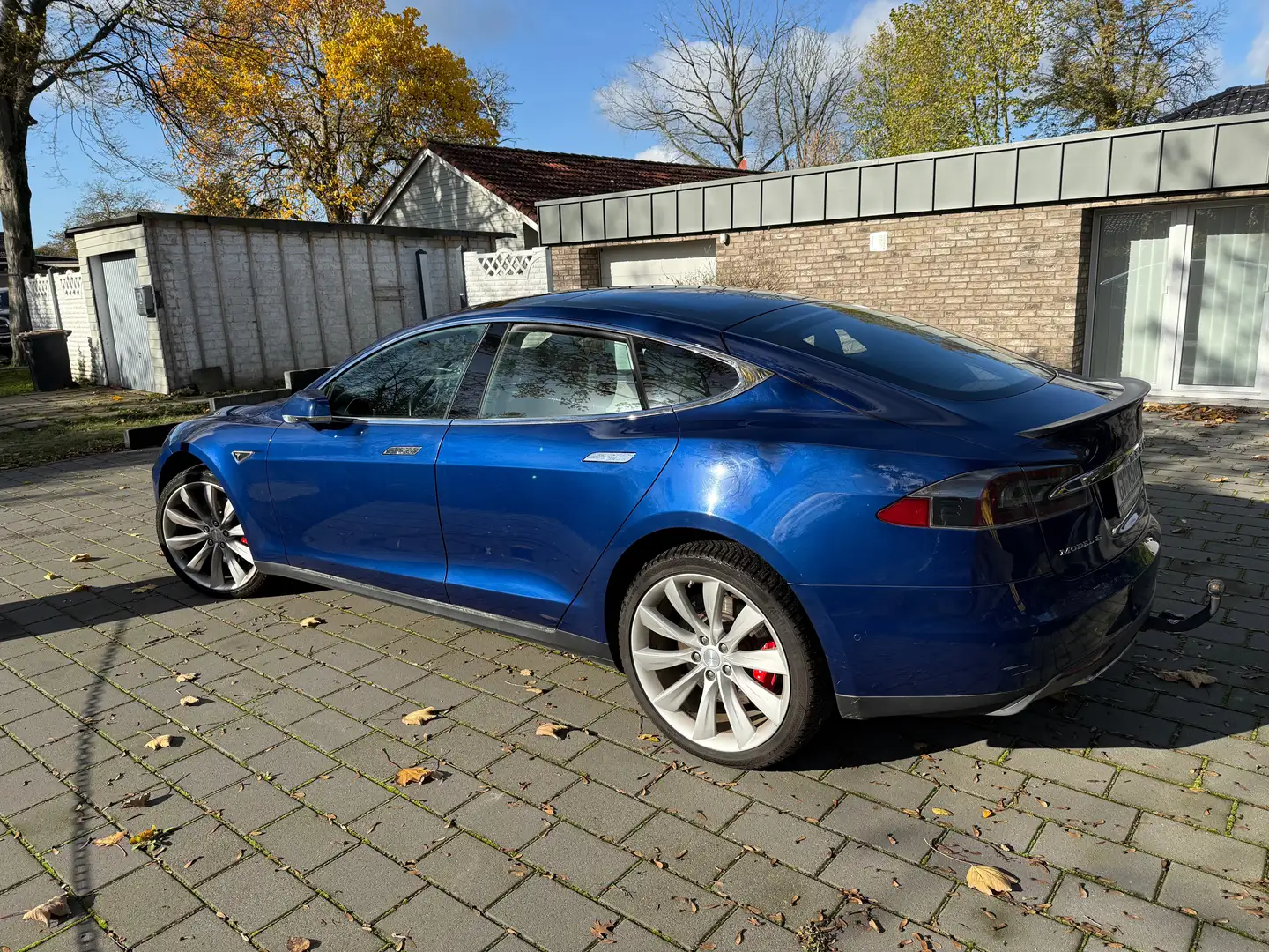 Tesla Model S Model S P85D 772PS SuC Motoren neu Autopilot AHK Blau - 2