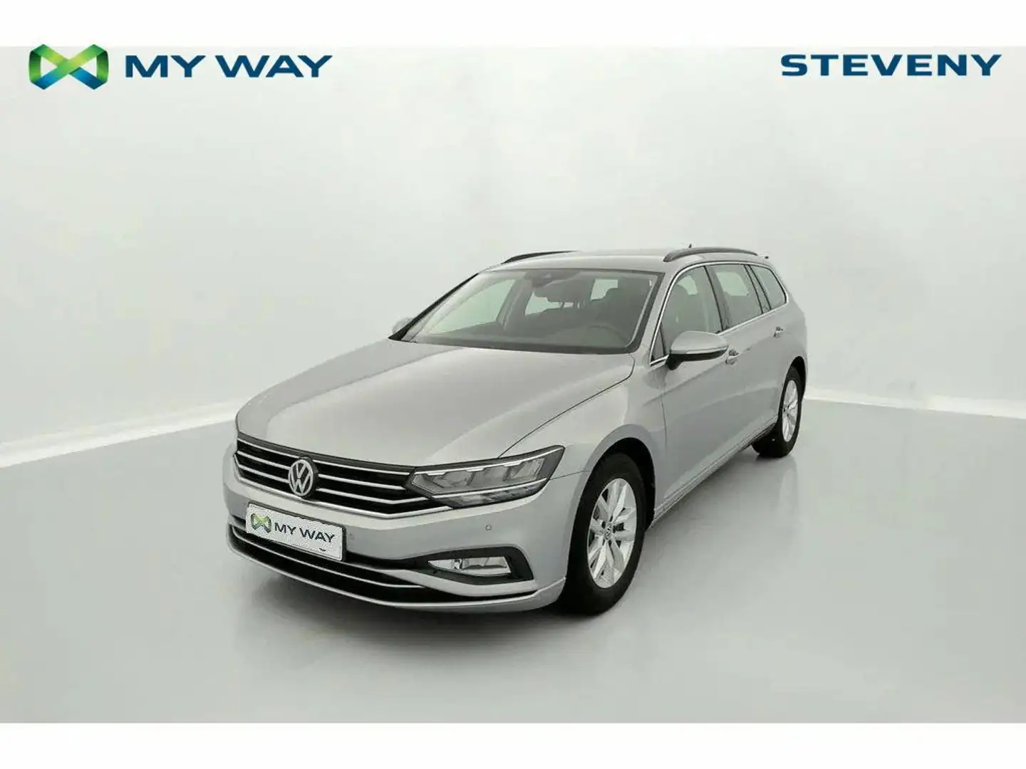 Volkswagen Passat Variant Style 1.6TDi 88kW(120ch) DSG * GPS * SG CHAUFF * Argent - 1