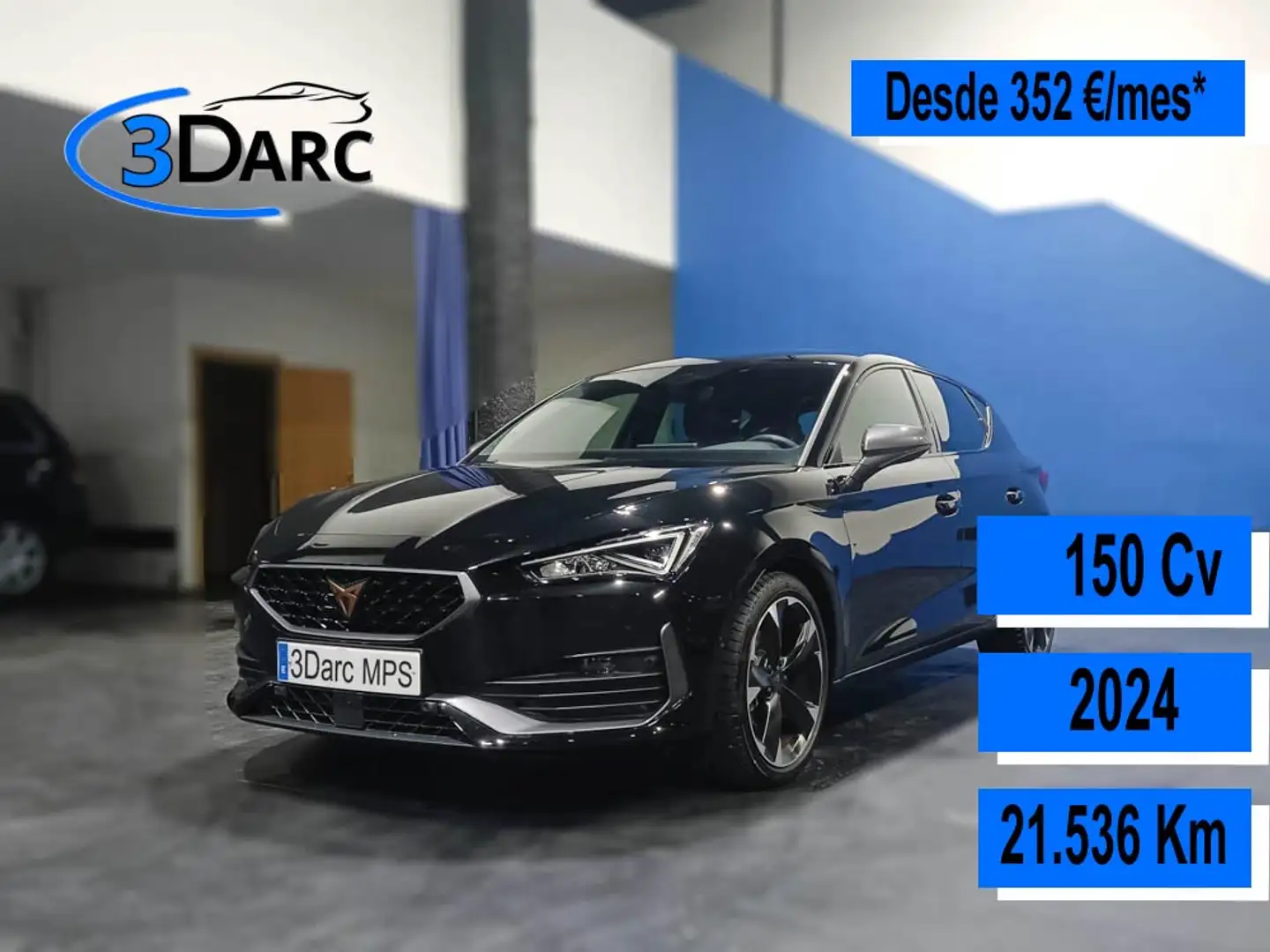 CUPRA Leon 1.5 ETSI Tech Edition DSG 110Kw Negro - 1