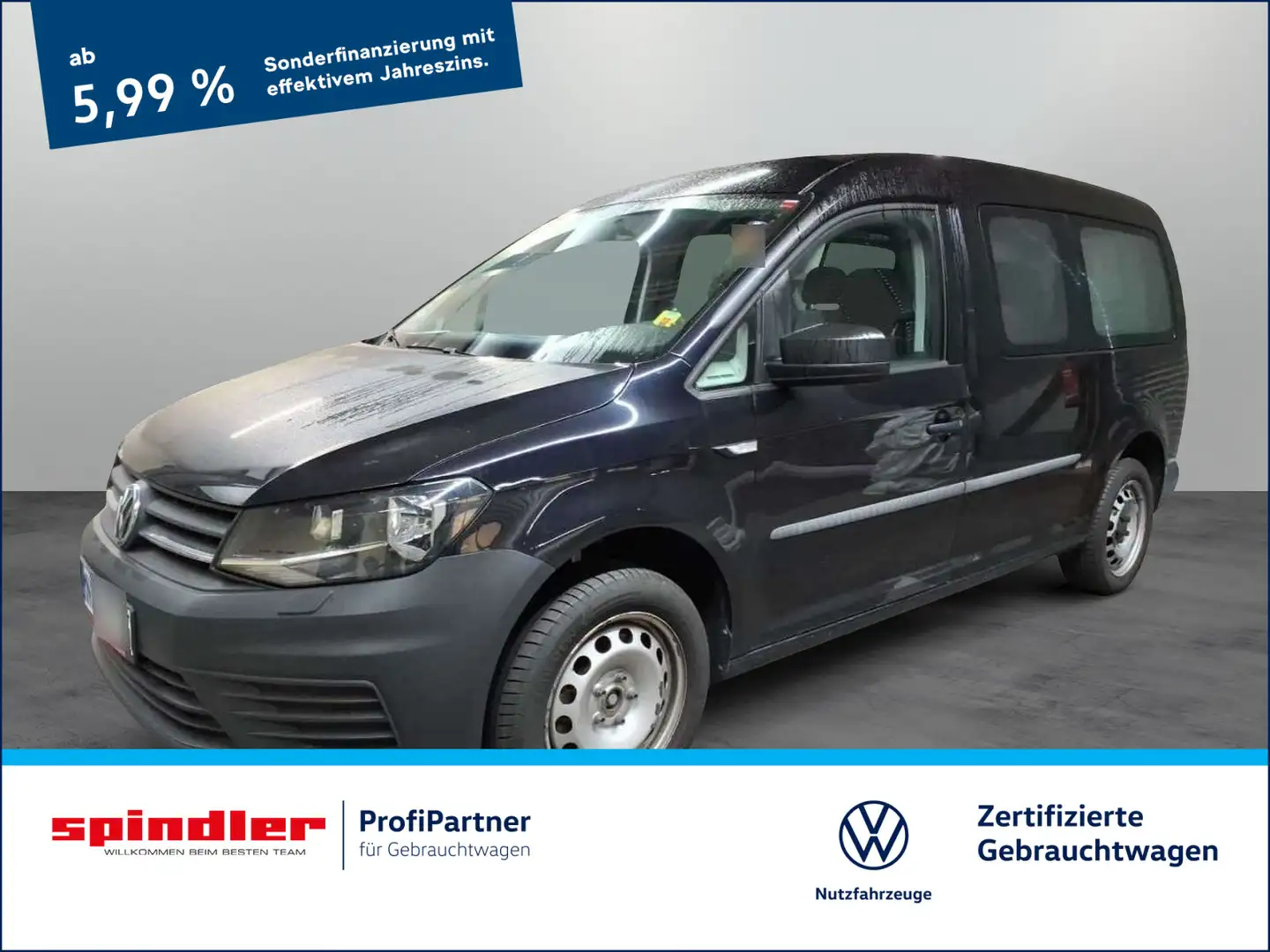 Volkswagen Caddy Kombi/ 5-Sitzer, Navi, Bluetooth, SHZ Noir - 1
