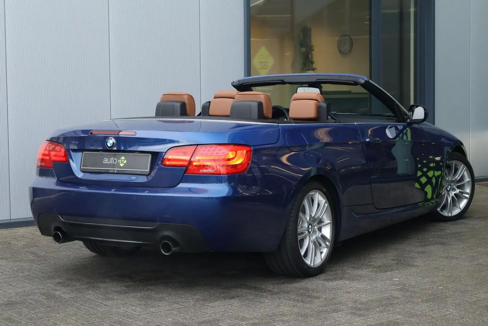 BMW 335 3-serie Cabrio 335i High Executive / M-Sport Blau - 2