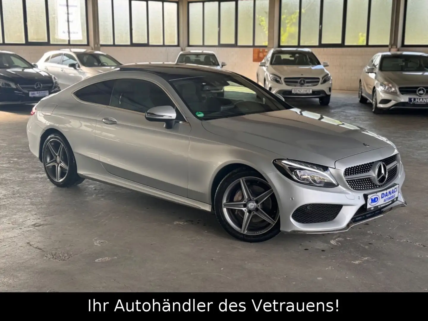 Mercedes-Benz C 200 Coupe AMG-Line*1.Hand*PANO*NAVI*Ambiente Silver - 1
