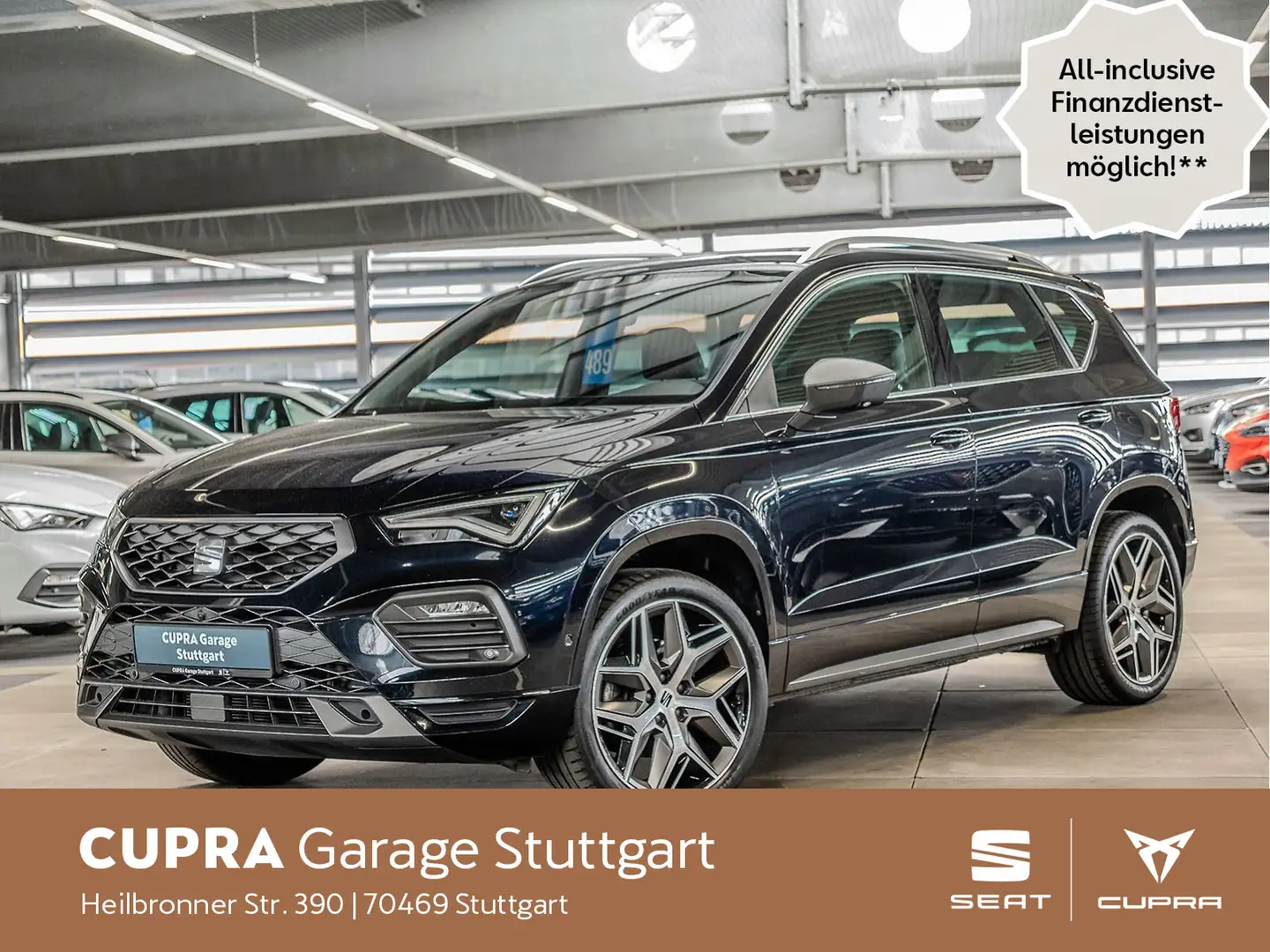 SEAT Ateca FR 2.0 TSI DSG 140 kW Schwarz - 1