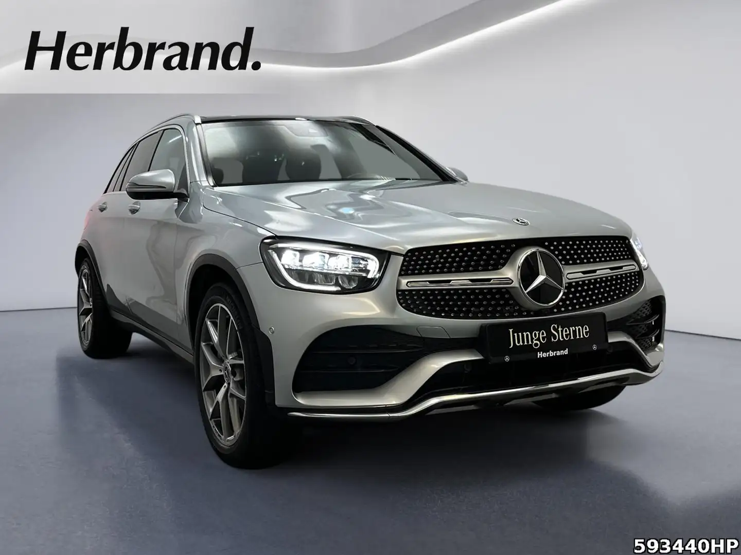Mercedes-Benz GLC 220 d 4M AMG AHK Standhzg. Sound Pano 360° Silber - 2