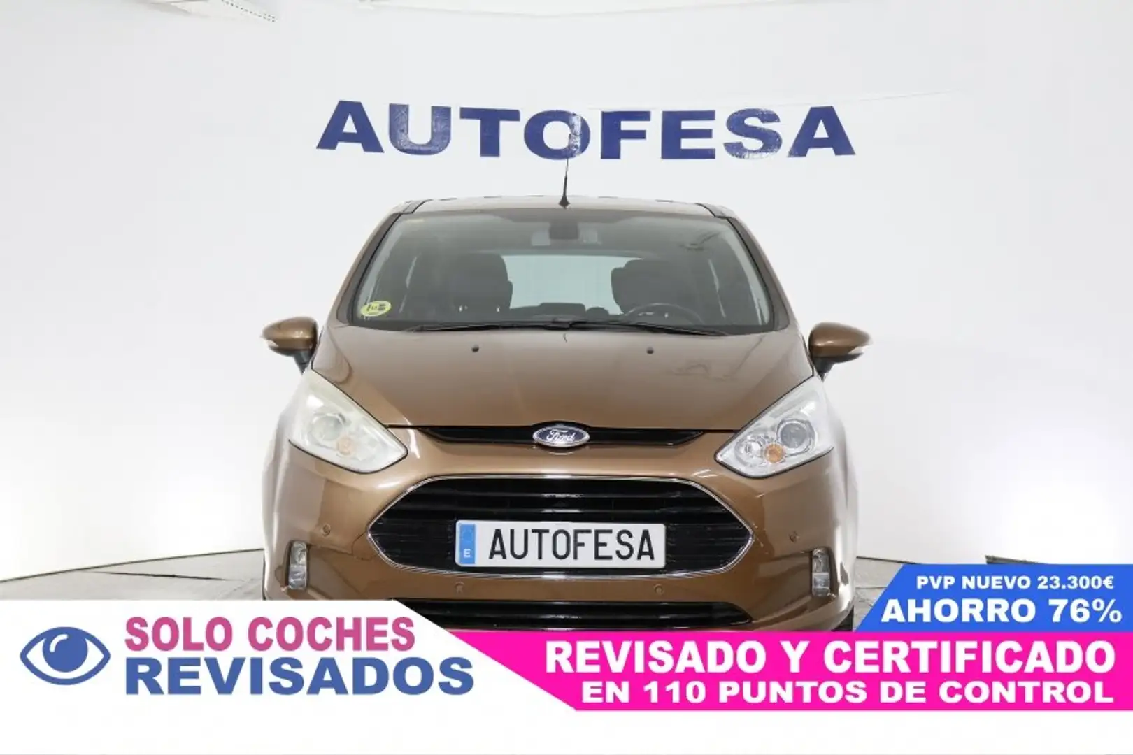 Ford B-Max 1.5 TDCI 95cv TITANIUM 5P # TECHO PANORAMICO, PARK Marrón - 2