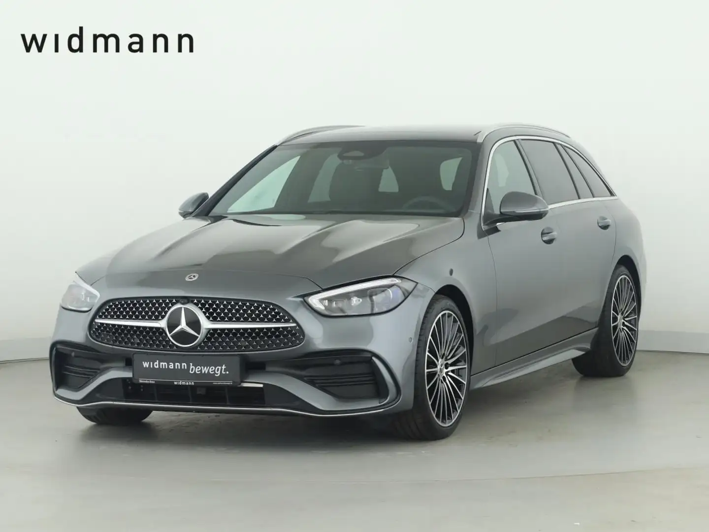 Mercedes-Benz C 220 d T-Modell 360 ACC AHK AUT Akustikglas LED Grau - 1