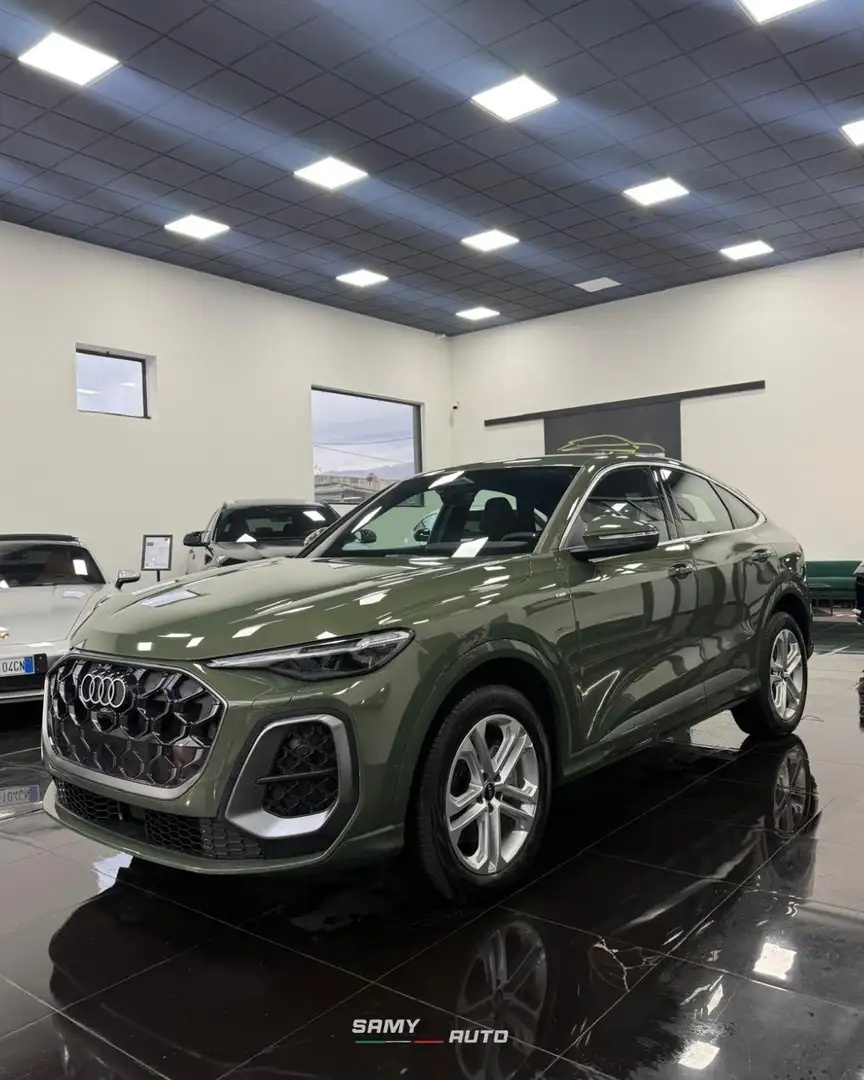 Audi Q5 2.0 tdi S line 204cv s-tronic Verde - 2