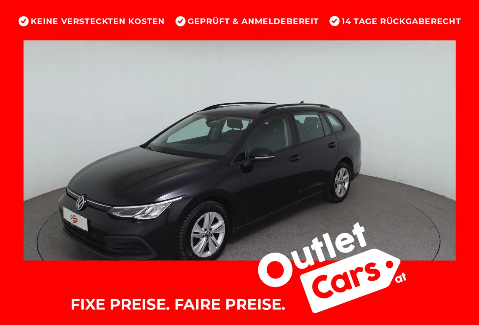 Volkswagen Golf Variant Life TDI Schwarz - 1
