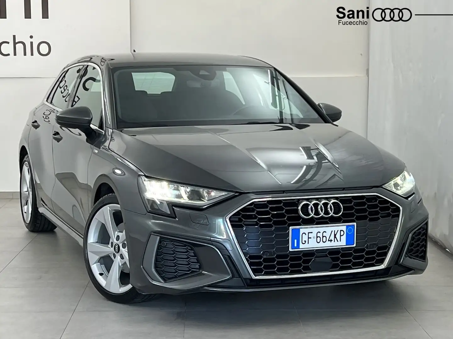 Audi A3 A3 Sportback 30 2.0 tdi S line edition s-tronic Gris - 1