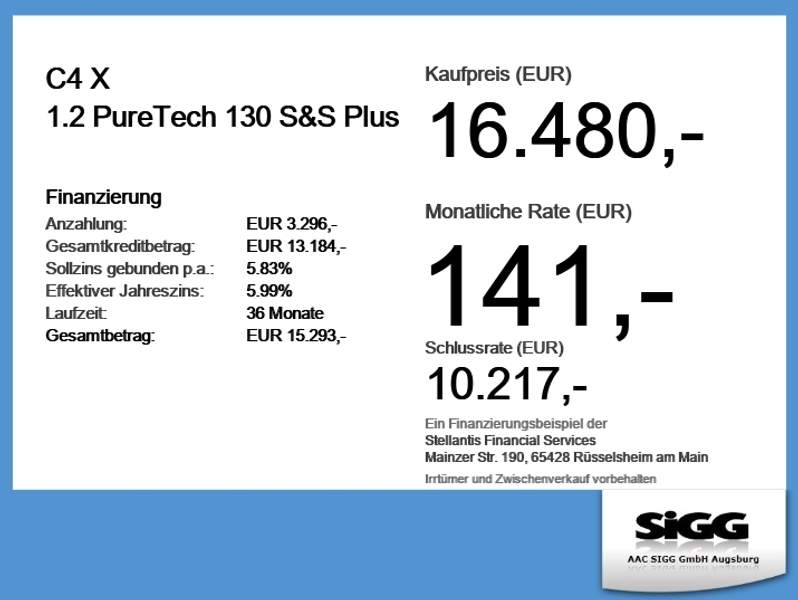 Citroen C4 X 1.2 PureTech 130 S&S Plus abnehmbare AHK — photo 6