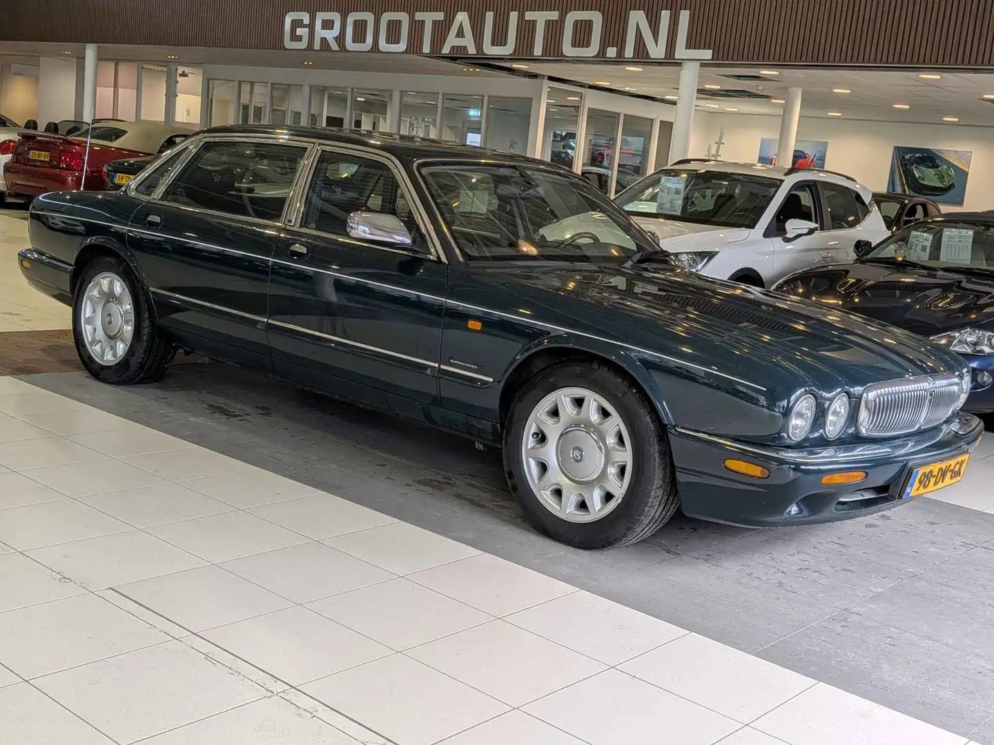 Jaguar XJR 4.0 V8 Supercharged Airco, Cruise Control, Stuurbe Grün - 1