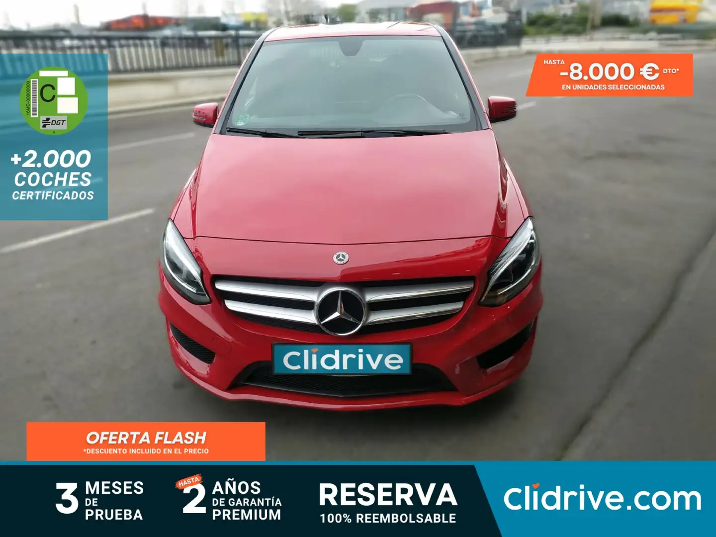Mercedes-Benz B 200 200CDI Autotronic Rojo - 1