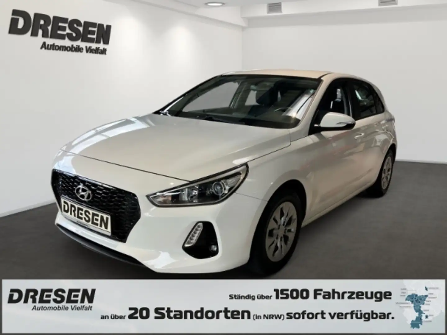 Hyundai i30 1.4 SELECT /Spurhalteassistent/ MP3 / PDC hinten Weiß - 1