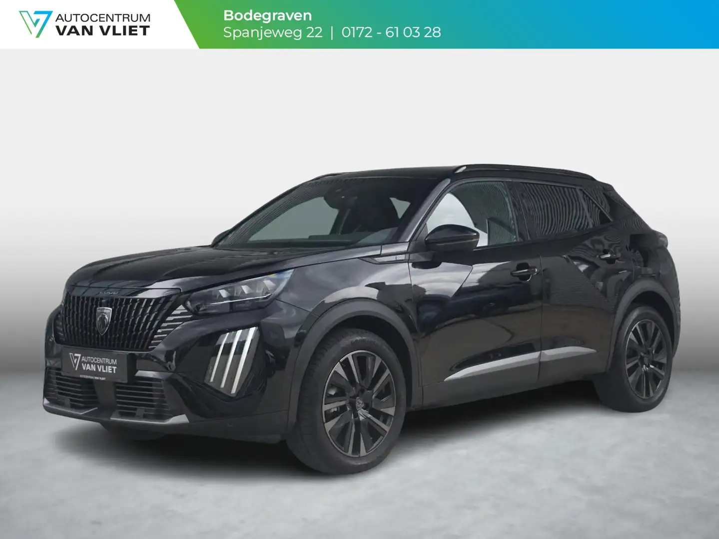 Peugeot e-2008 EV GT 54 kWh | WARMTEPOMP | 360 GRADEN CAMERA | Zwart - 1