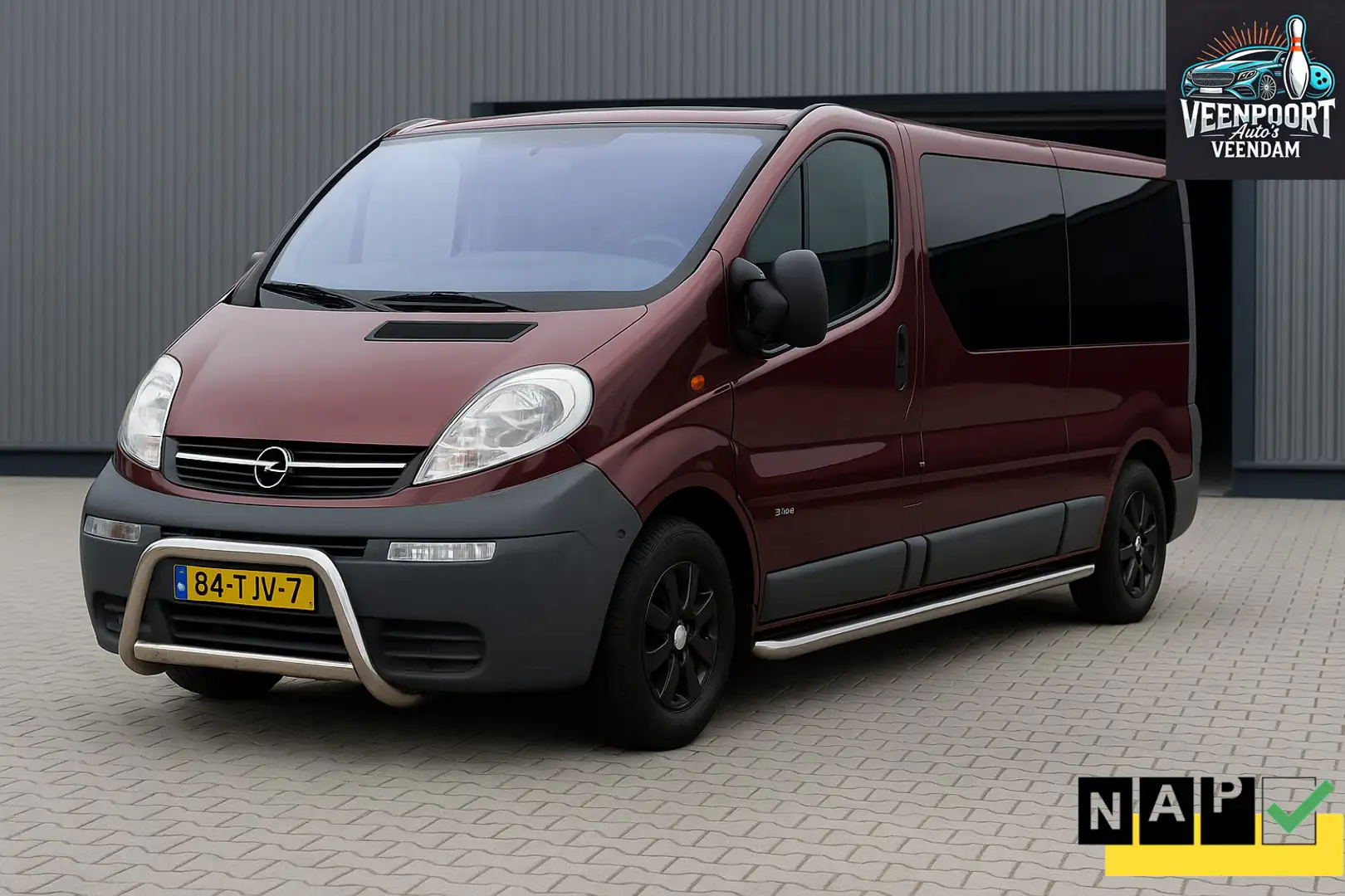 Opel VIVARO 1.9DTI 2.7T Buscamper Hefdak Airco Rouge - 1