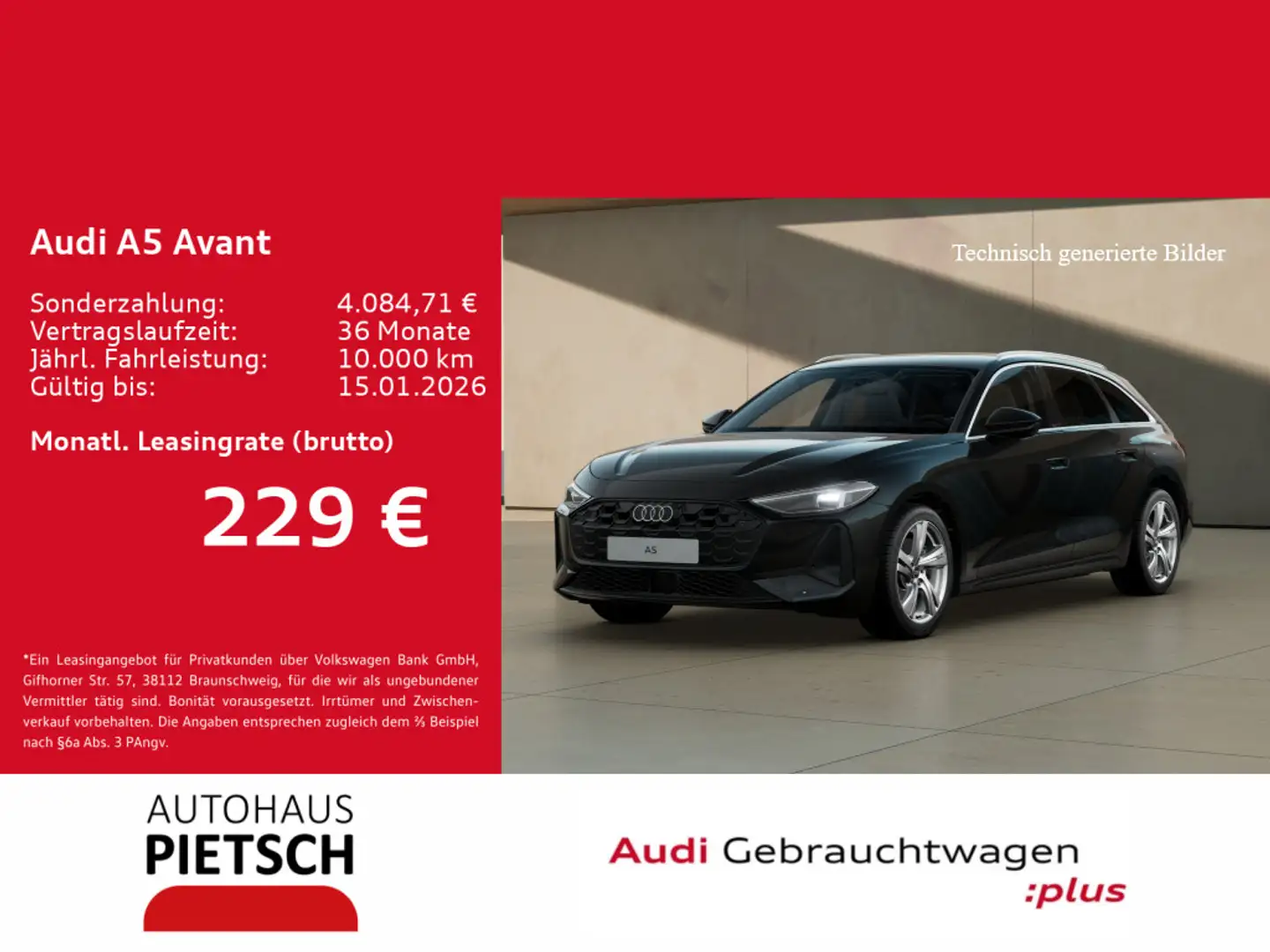 Audi A5 TFSI S tronic AHK ACC Kamera Sportsitze Schwarz - 1