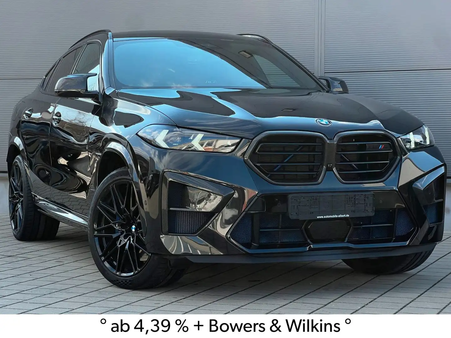 BMW X6 M Competition B&W*Pano*Sitzbelüftung*360°*AHK Noir - 1
