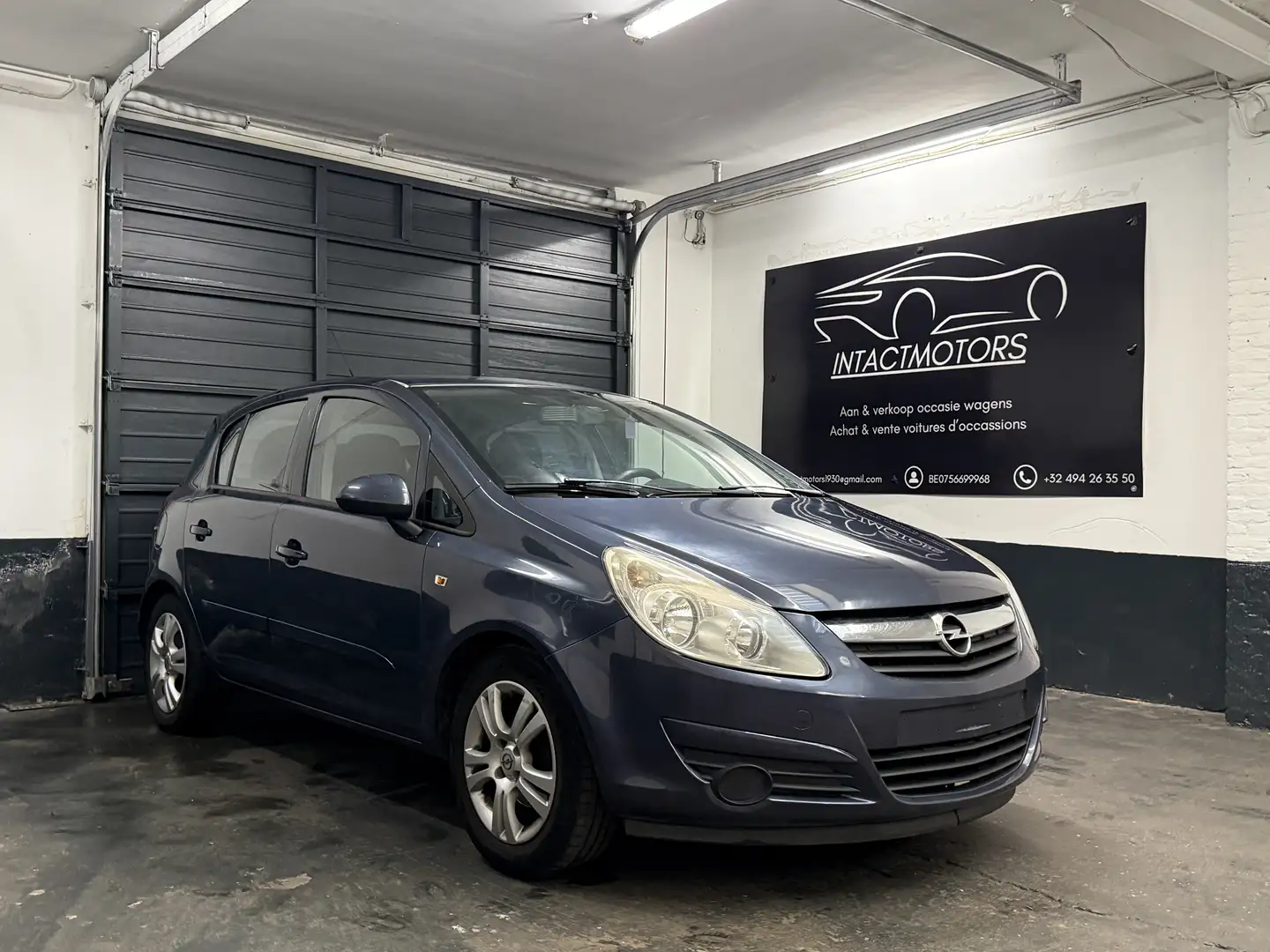 Opel Corsa 1.2i Enjoy 94.000 KM AIRCO Bleu - 1