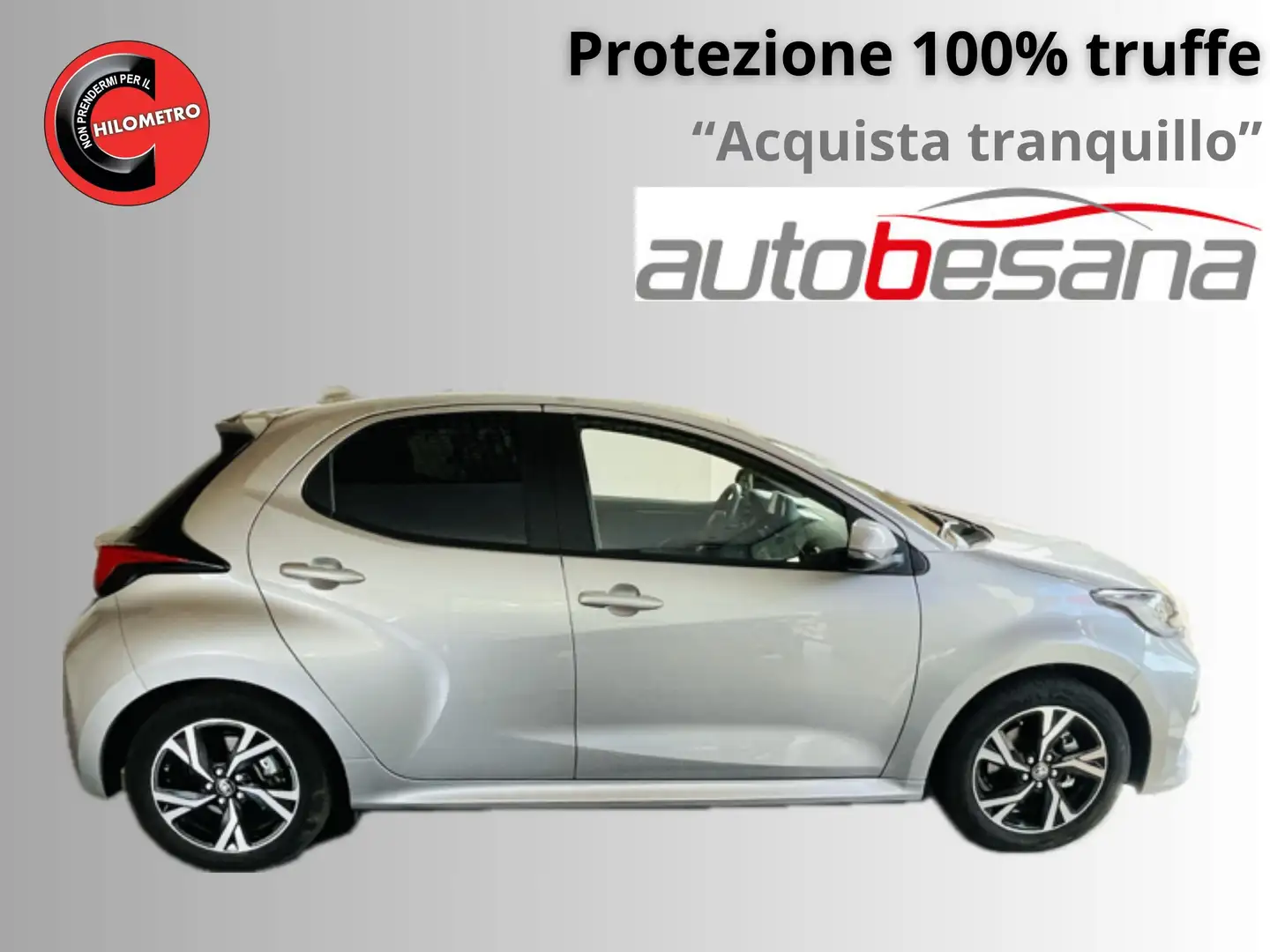 Toyota Yaris 1.5 Hybrid TREND Argento - 1